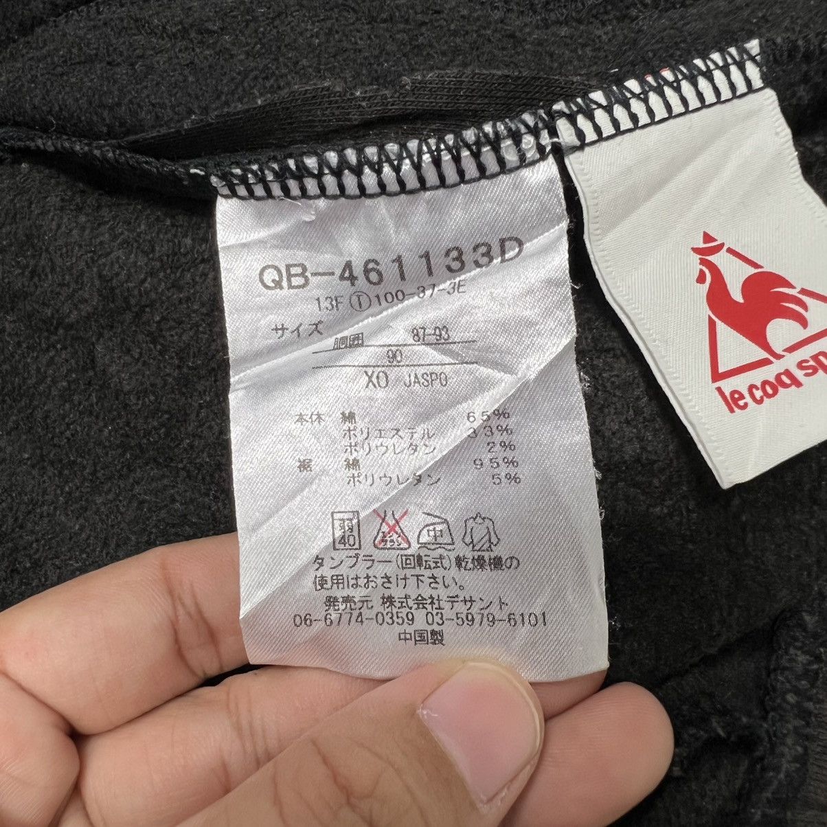 Le Coq Sportif LE COQ SPORTIF Embroidered Logo Sweatpants #4240-C193 Size US 31 - 14 Thumbnail