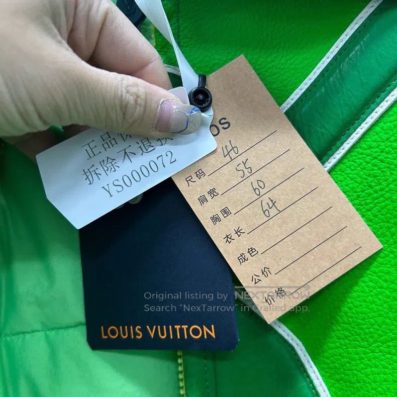 Louis Vuitton Louis Vuitton Fluorescent Green Shanhu Baseball jacket Size US S / EU 44-46 / 1 - 4 Thumbnail