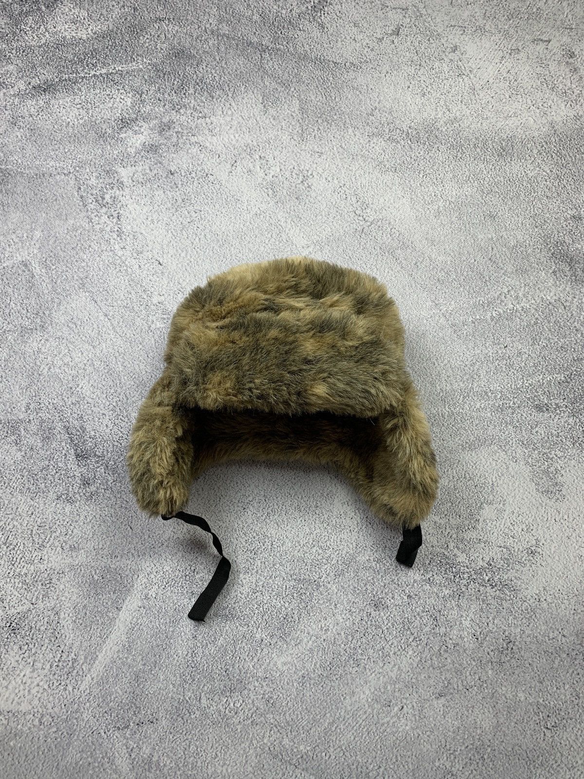 Japanese Brand Y2K Faux Fur Ushanka Brown Furry Trapper Hat Size ONE SIZE - 1 Thumbnail