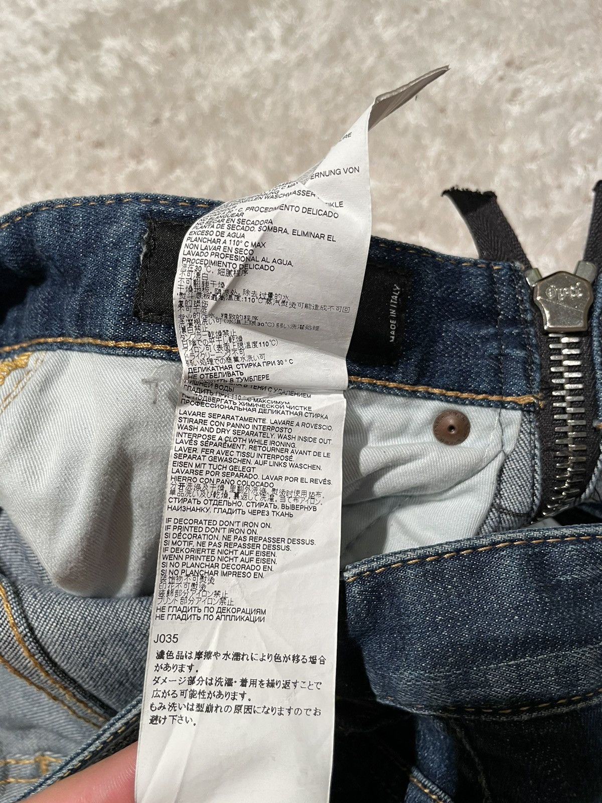 Dsquared2 DSQUARED2 Navy Jeans Denim Size US 30 / EU 46 - 9 Thumbnail
