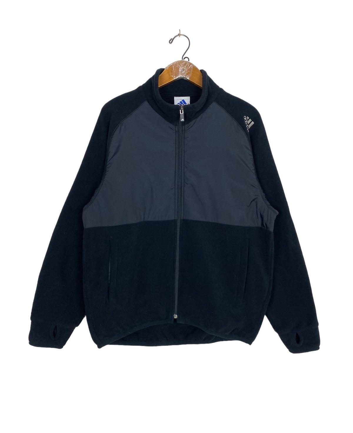 Adidas Rare‼️ Adidas Zipper Fleece Jacket Size US S / EU 44-46 / 1 - 1 Thumbnail