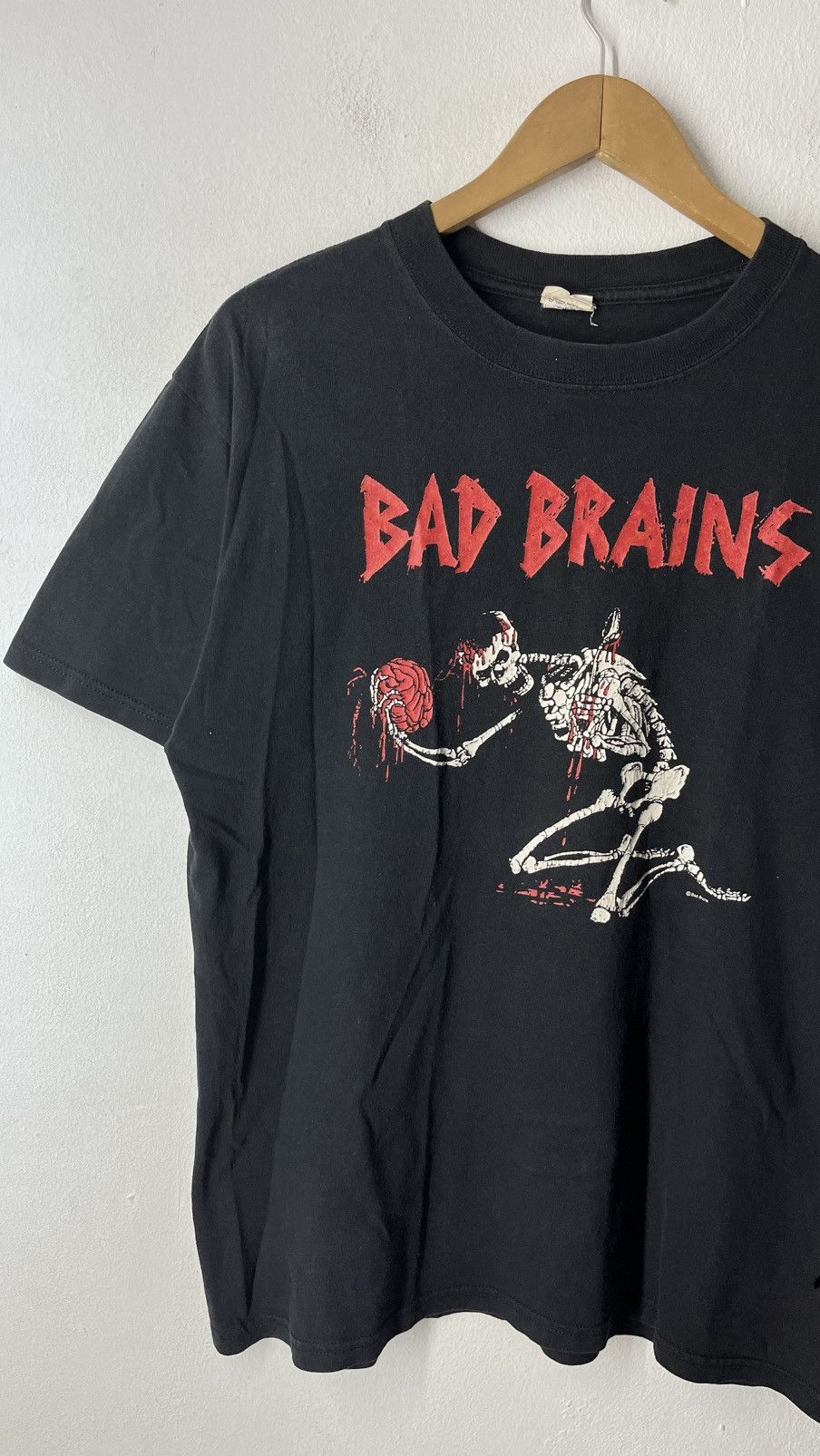 Band Tees VINTAGE BAD BRAINS SKELETON PUNK TEE Size US L / EU 52-54 / 3 - 3 Thumbnail