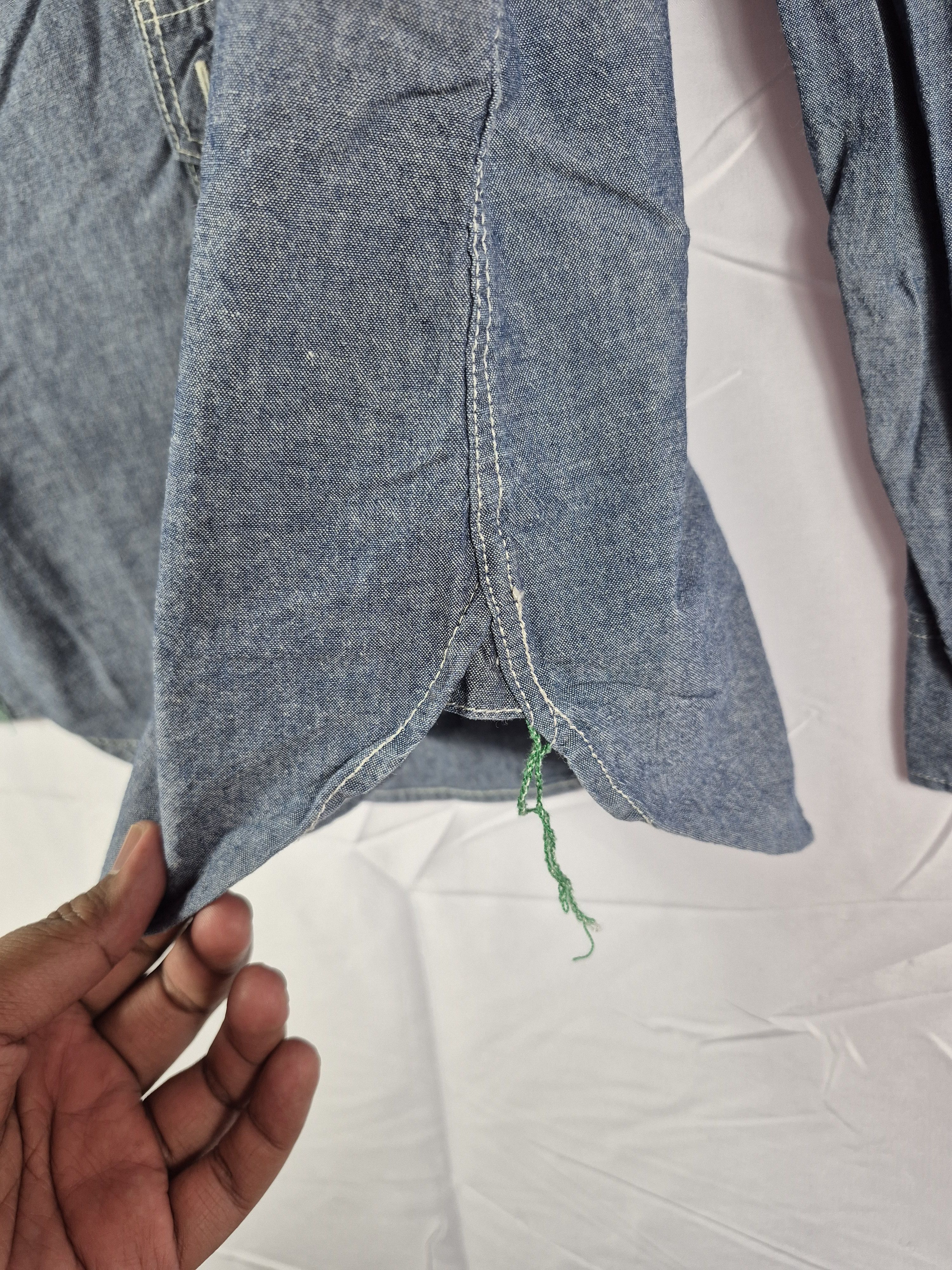 Oshkosh 🔥 Oshkosh Chambray Design Shirt Button Ups Size US S / EU 44-46 / 1 - 4 Thumbnail
