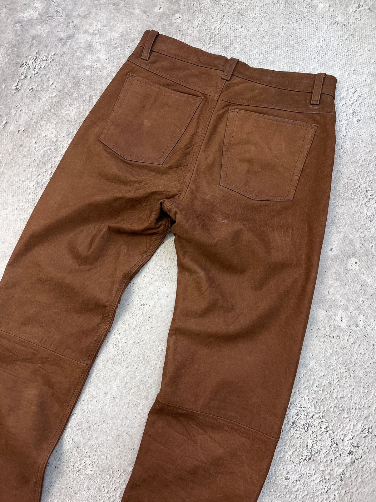 14th Addiction × Kadoya × Yasuyuki Ishii Bidding Offer © © VTG Kadoya STYLE LEATHER pants Size US 32 / EU 48 - 10 Thumbnail