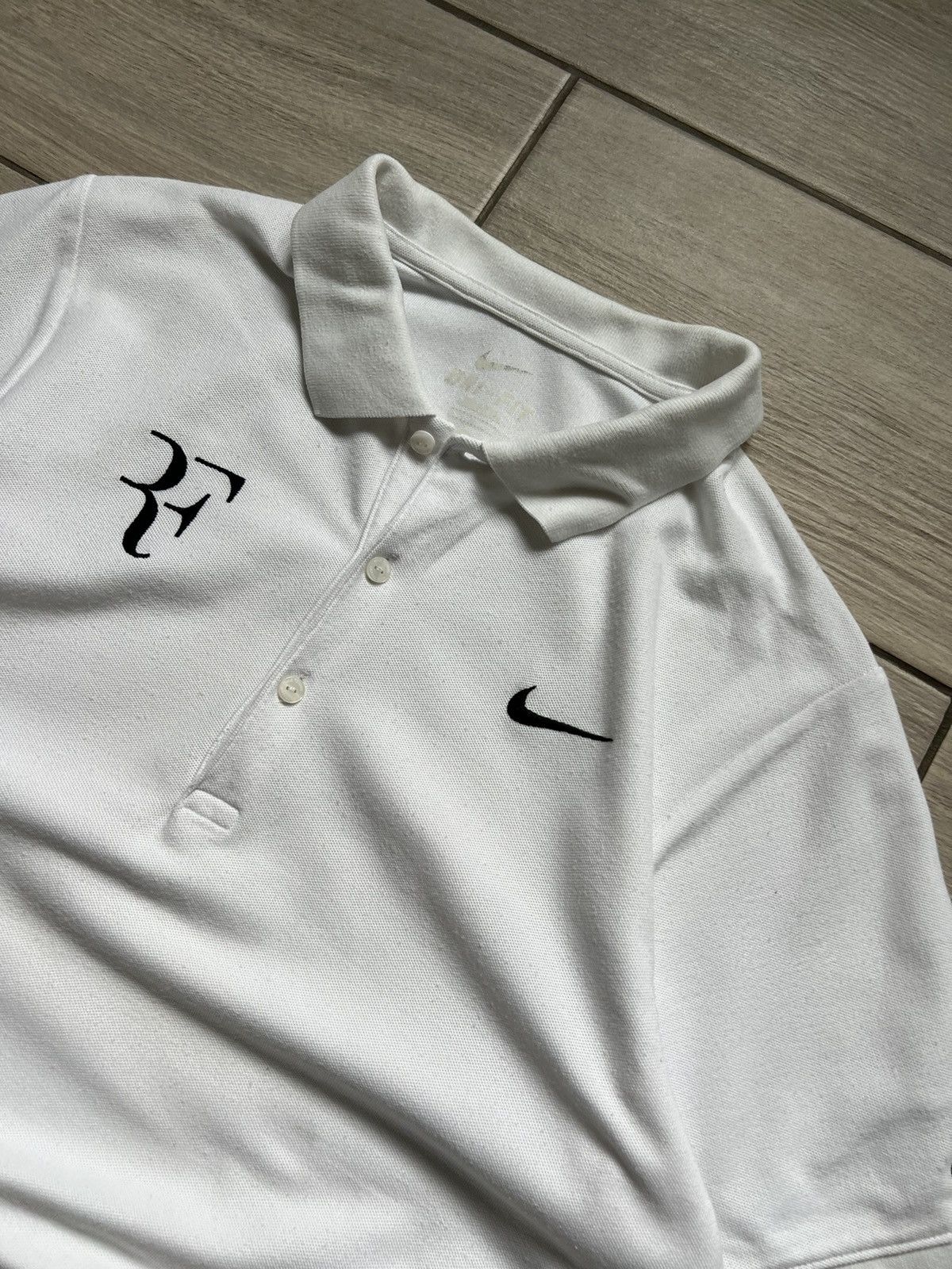 Nike Nike RF Roger Federer White Polo Size US M / EU 48-50 / 2 - 5 Thumbnail