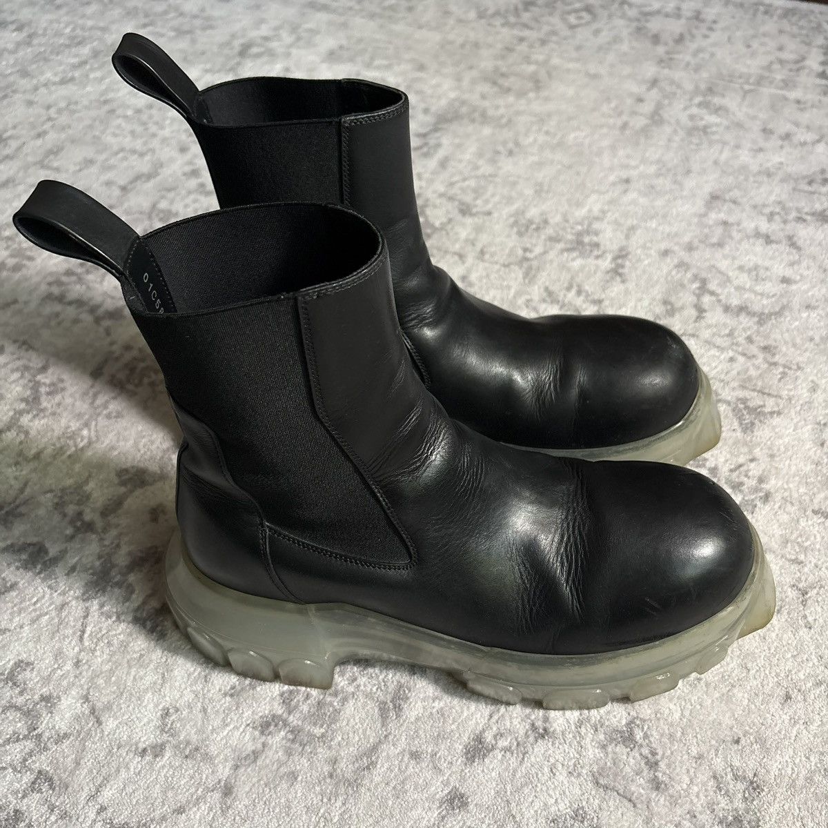 Rick Owens Rick Owens Black Hollywood Beatle Mega Tractor Chelsea