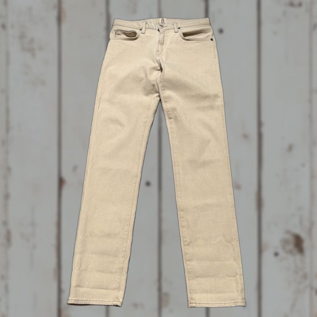 KATO Hiroshi Kato Pen Slim Selvedge Denim Jeans Chuck Made In USA 30 Slim Jeans Unisex Adults Natural 30 Mens Womens Boys Girls Size US 30 / EU 46 - 1 Thumbnail