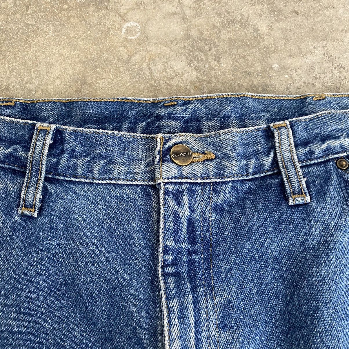 Carhartt Vintage Carhartt Double Knee Blue Carpenter Denim Jeans Size US 33 - 10 Thumbnail