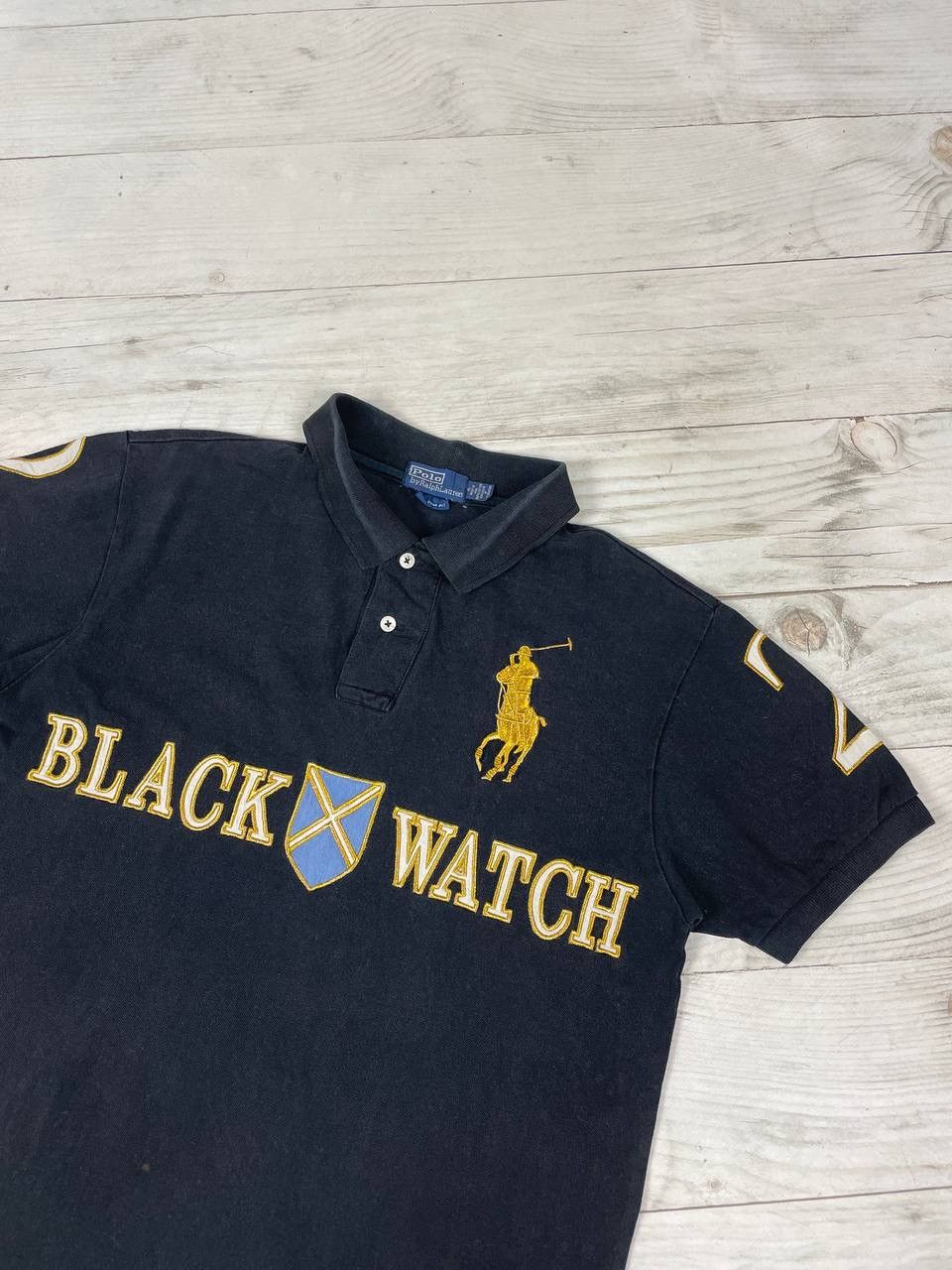 Polo Ralph Lauren Vintage Polo Ralph Lauren Blackwatch Rugby Shirt Big Pony Size US XL / EU 56 / 4 - 3 Thumbnail