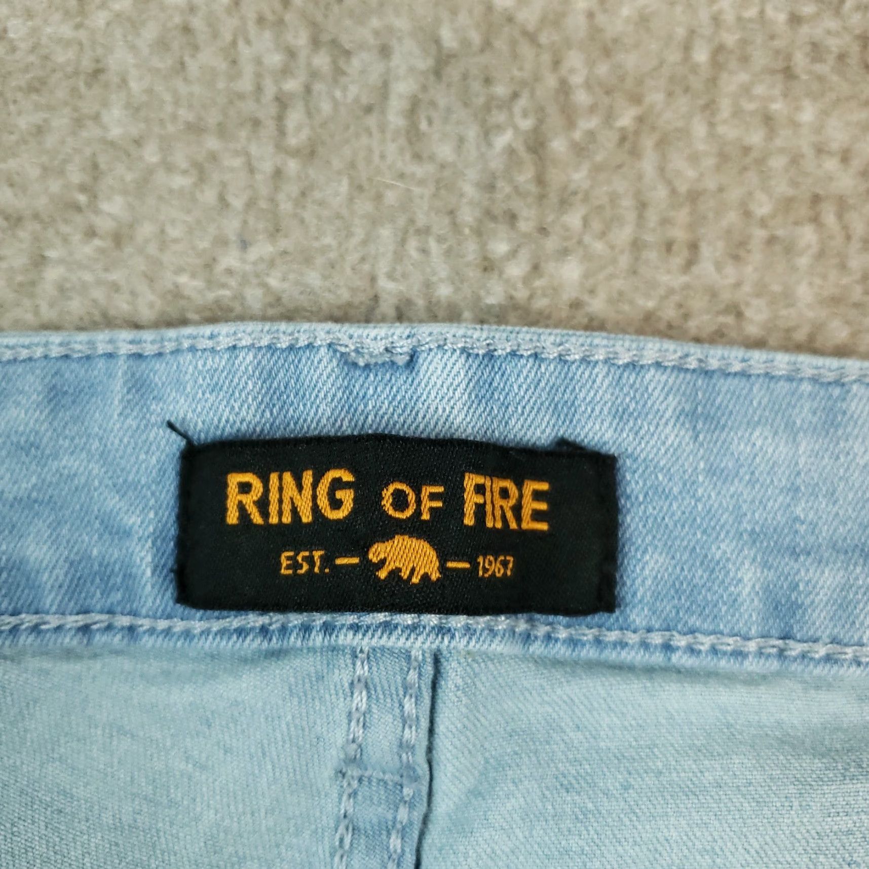 Ring Of Fire Ring of Fire Jeans Mens Size 34x28 Blue Denim Slim Fit Straight Casual Stretch Jeans Size US 34 / EU 50 - 7 Thumbnail