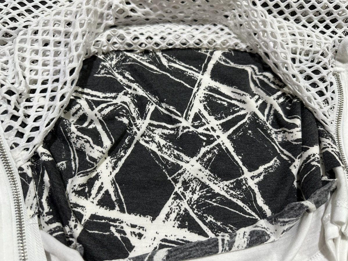 semanticdesign 🔥Y2K Semantic Design Zipper Bondage Mesh Double Layer Shirt Size US L / EU 52-54 / 3 - 6 Thumbnail