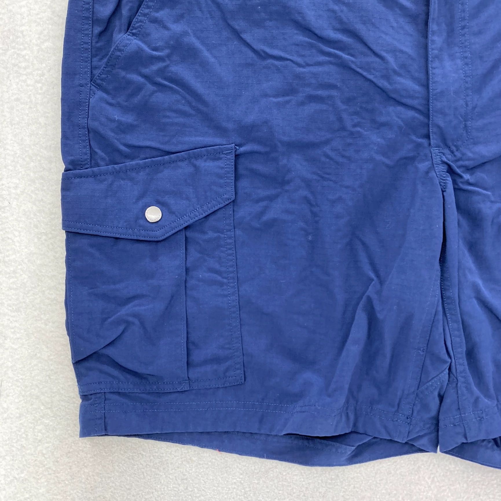 Vintage Duluth Armachillo Cargo Shorts Mens 44 Relaxed Blue Ripstop Hiking Shorts Size US 44 / EU 60 - 2 Thumbnail