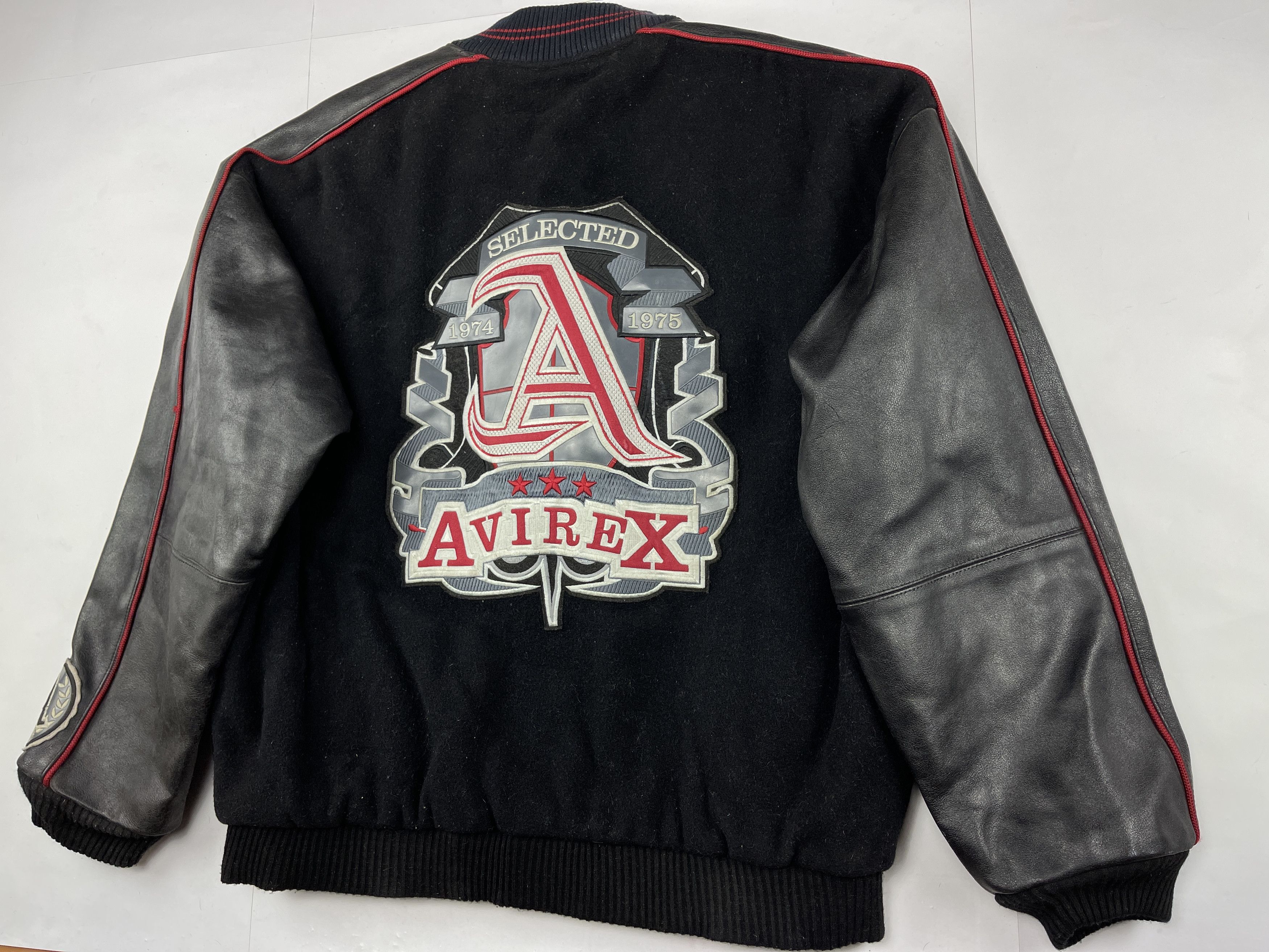 Avirex AVIREX jacket, wool vintage 90s hip hop 1990s hip hop XL Size US XL / EU 56 / 4 - 4 Thumbnail