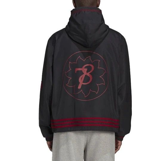 image of Adidas x Wales Bonner Mens Zip Anorak Track Jacket New in Black (Size Medium)