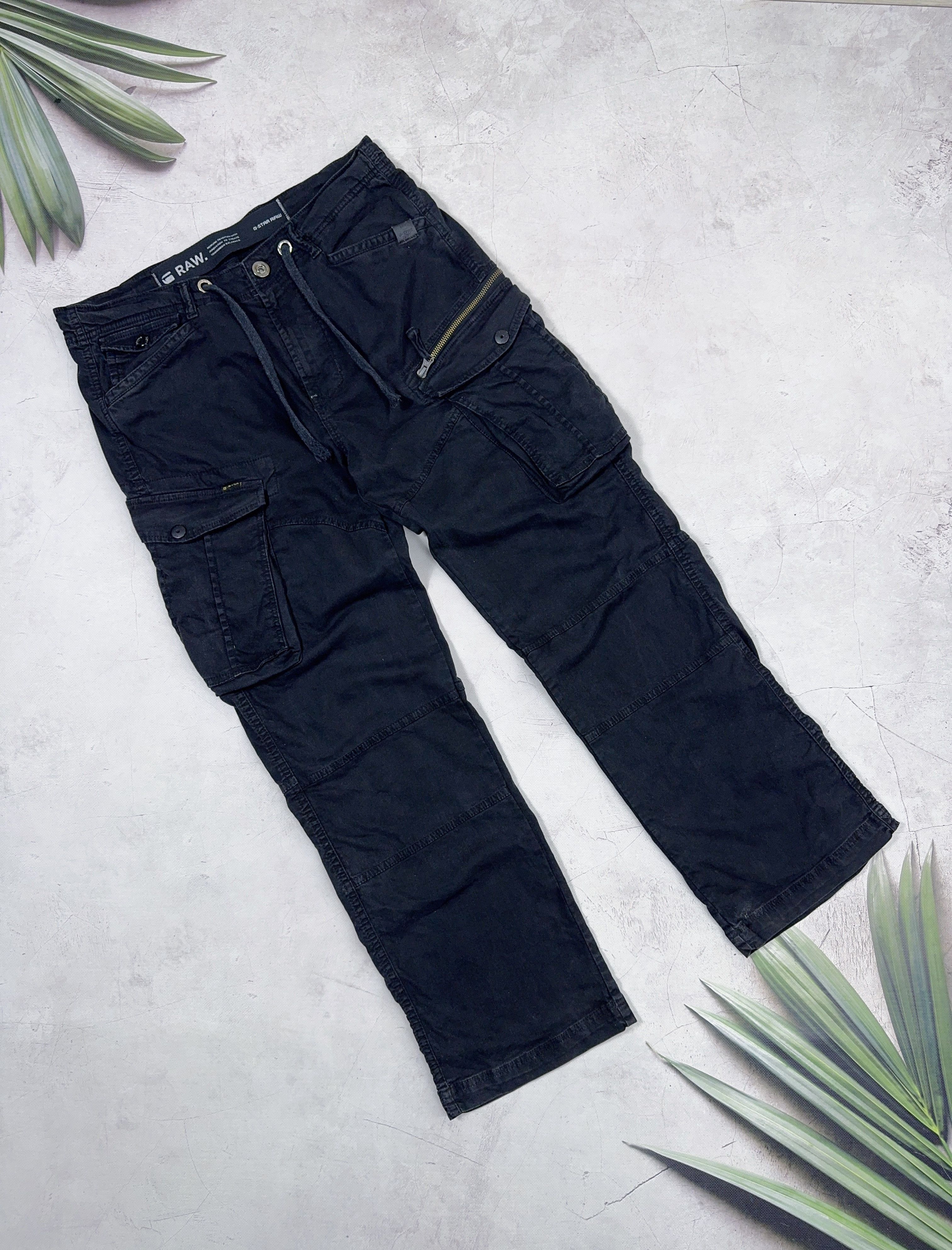 G-Star Raw Cargo Pants Multipocket Faded Black