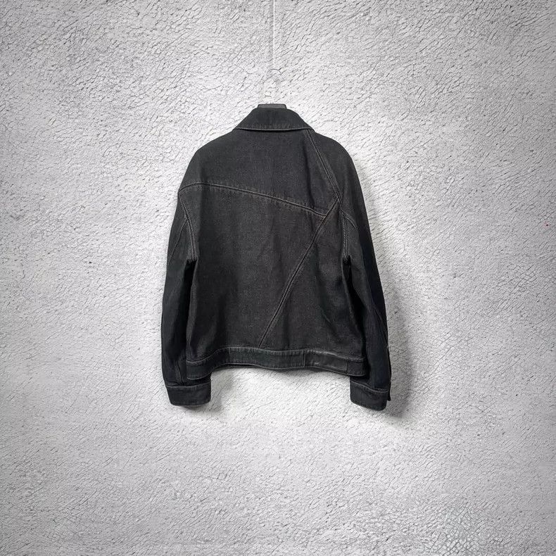 Loewe LOEWE Black-gray geometric denim jacket Size XL / US 12-14 / IT 48-50 - 2 Thumbnail