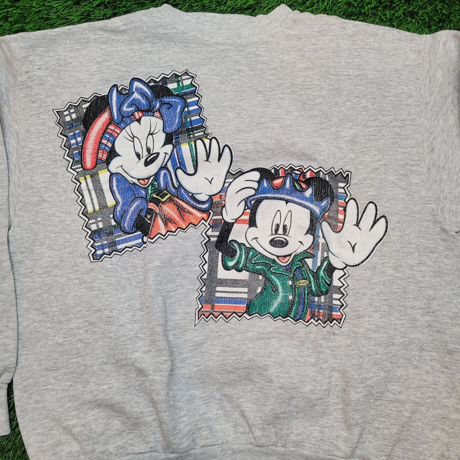 Mickey Unlimited VTG Mickey Unlimited Sweatshirt Boxy Crop Fit Disney L 90s Size US L / EU 52-54 / 3 - 2 Thumbnail