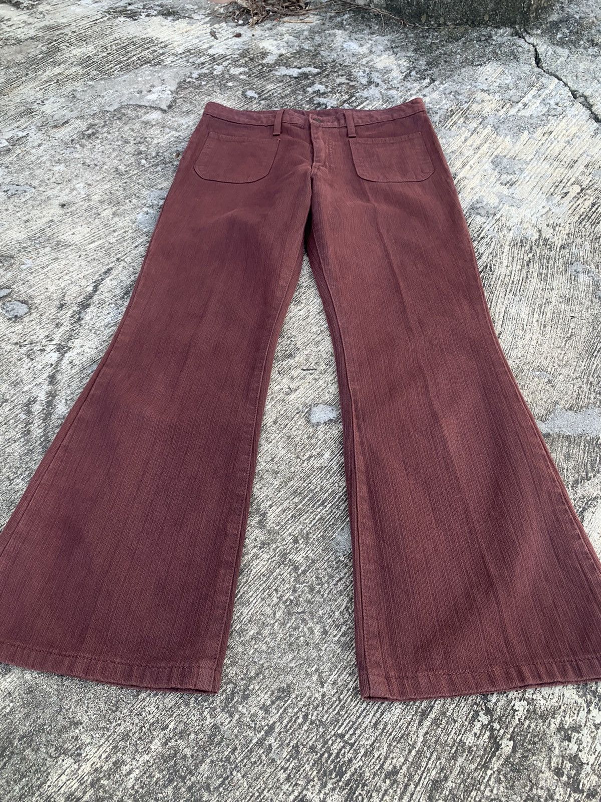 Japan Blue Flare Blueway western jeans bootcut paants Size US 31 - 5 Thumbnail