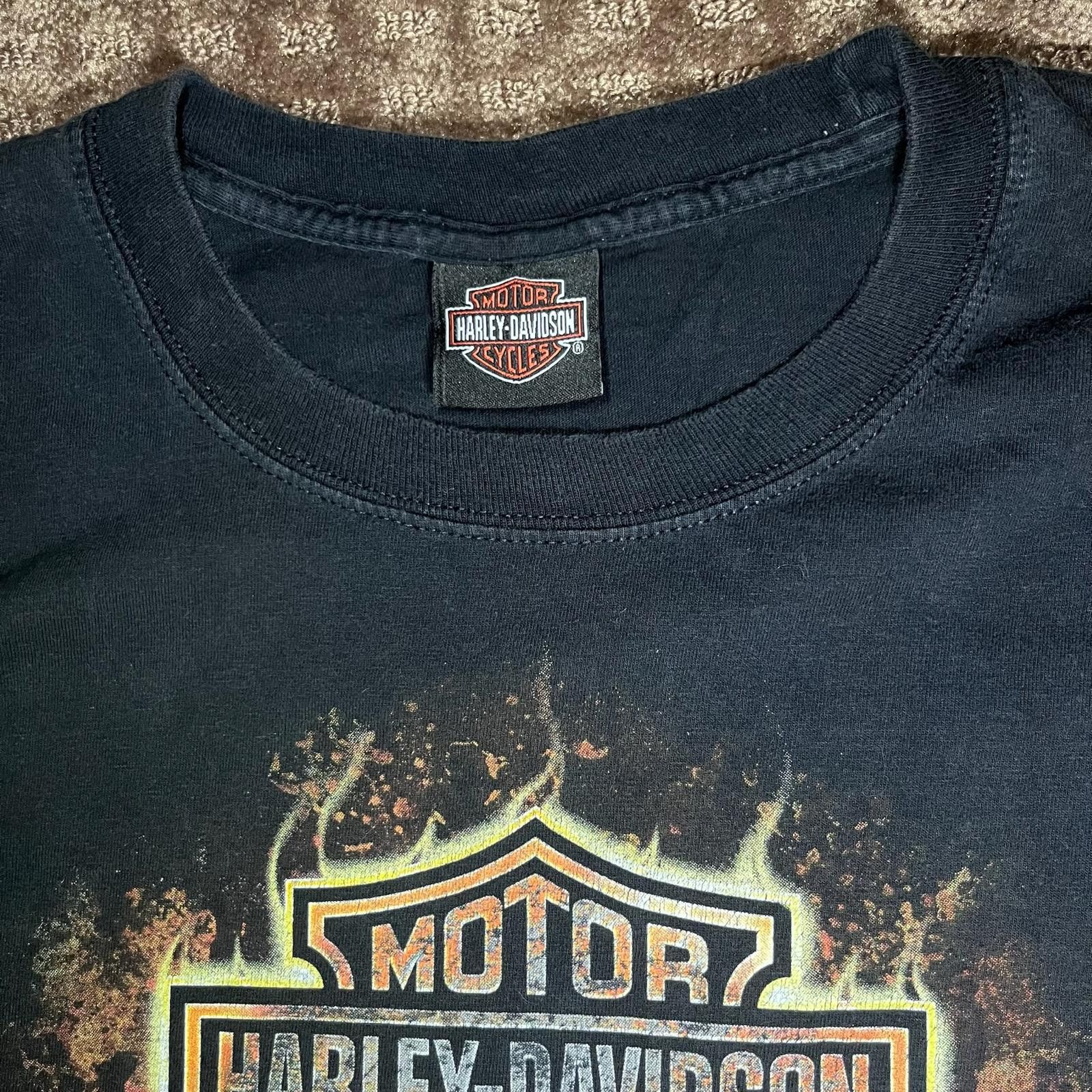 Harley Davidson 🏴 Harley-Davidson Flame Logo Tee – Size XL Size US XL / EU 56 / 4 - 4 Thumbnail