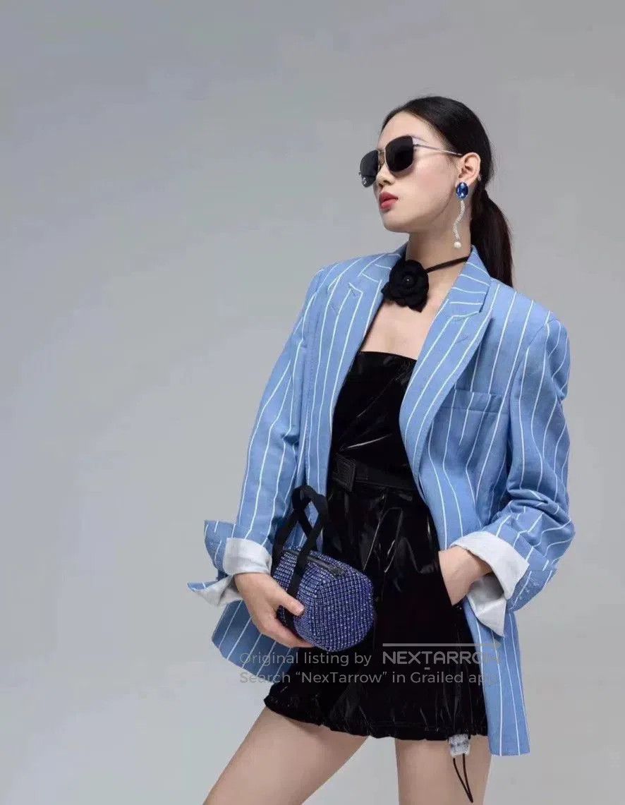 Stella McCartney Stella McCartney Striped Suit Jacket. Size XS / US 0-2 / IT 36-38 - 3 Thumbnail