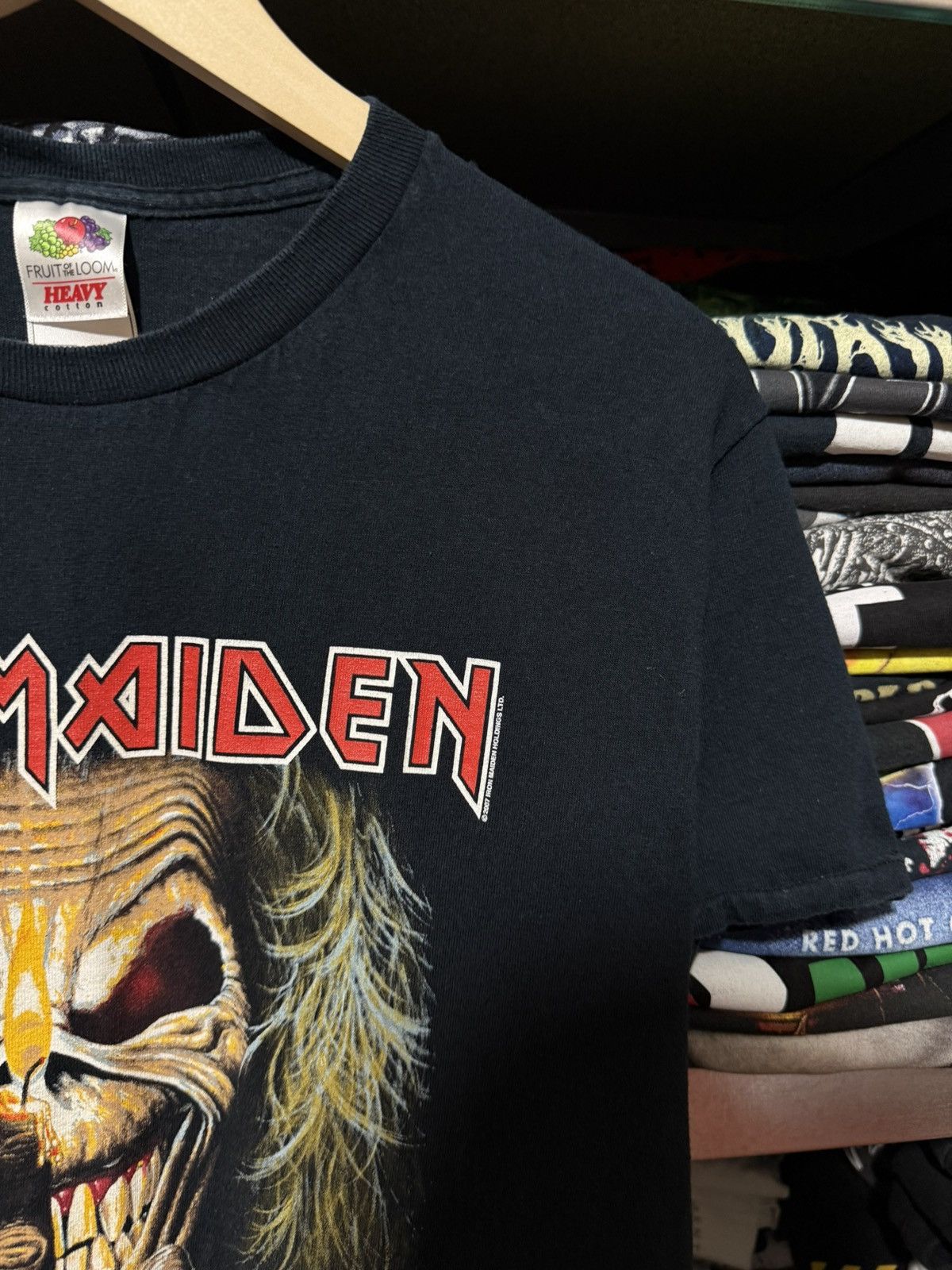 Band Tees Vintage 2007 Iron Maiden Eddie Candle Finger Rock T-Shirt Size US S / EU 44-46 / 1 - 4 Thumbnail