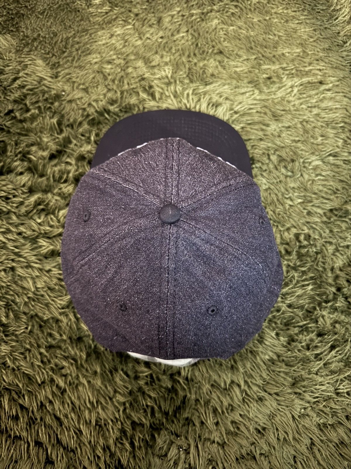 Pleasures Pleasures embroidery now logo stretch 6 Panel denim cap Size ONE SIZE - 4 Thumbnail