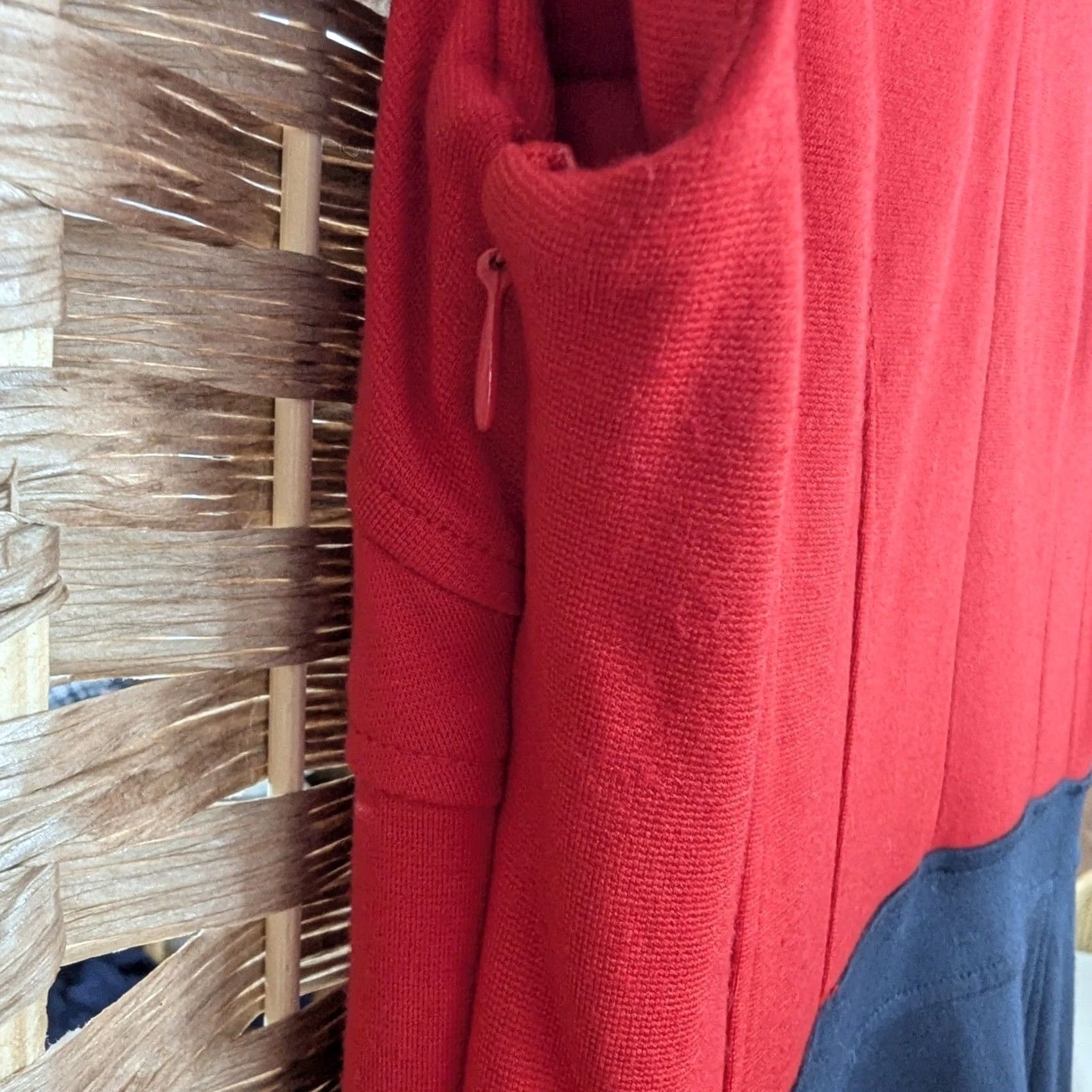Anthropologie Girls From Savoy Anthropologie Red and Blue Colorblock Ponte Knit Dress Size 4 Size S / US 4 / IT 40 - 5 Thumbnail