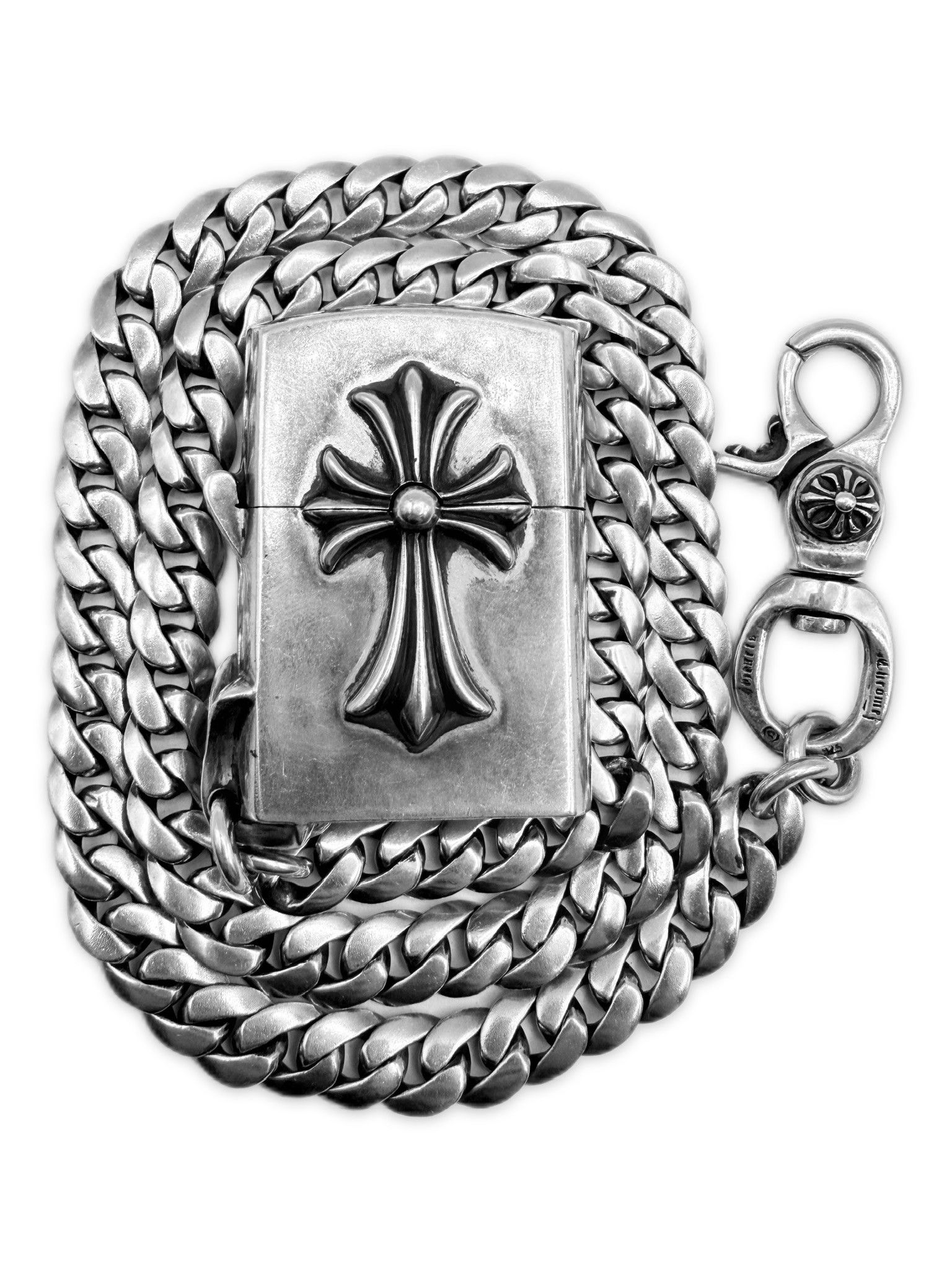 Chrome Hearts Chrome Hearts necklace PP Chain 2 Clips Lobster