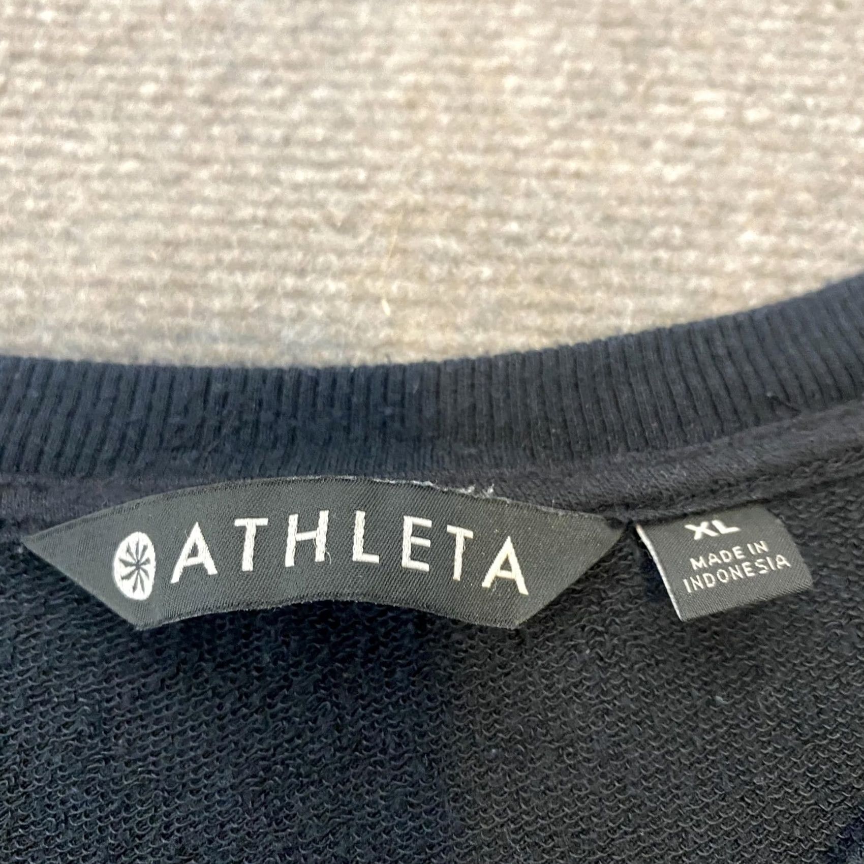 Athleta Athleta Shirt Womens XL Black Twist Front Long Sleeve Modal Blend Athleisure Top Size XL / US 12-14 / IT 48-50 - 6 Thumbnail