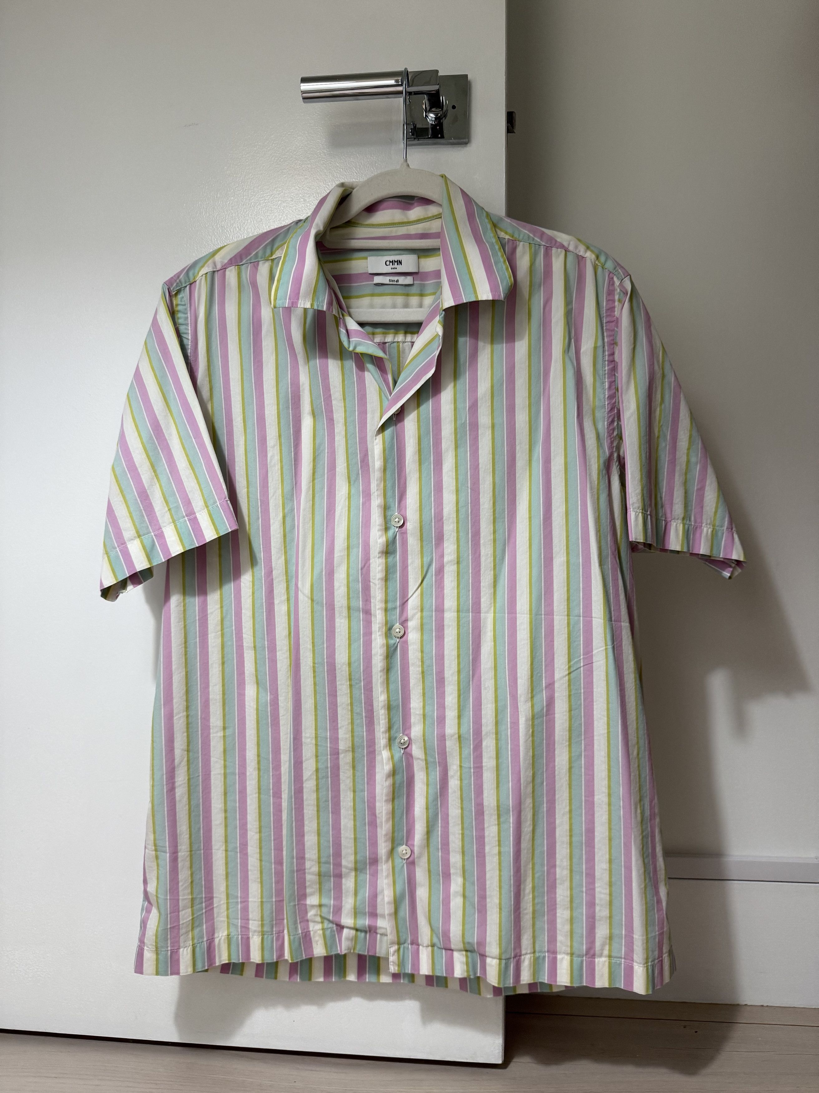 CMMN SWDN Short Sleeve Button Down Shirt Size US M / EU 48-50 / 2 - 1 Thumbnail