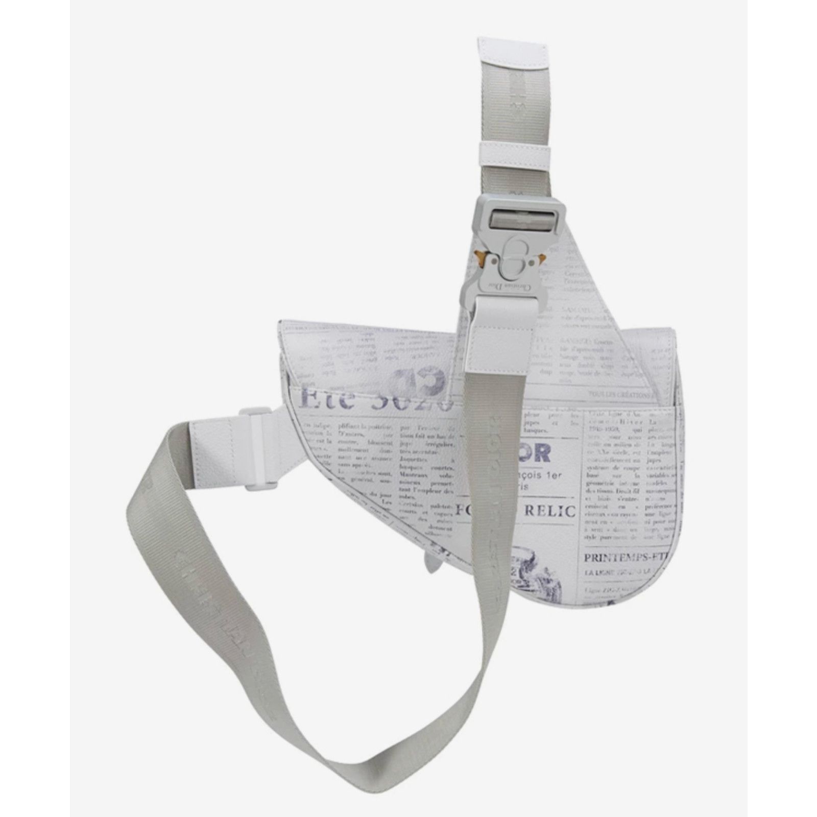 Dior Dior x Daniel Arsham Newspaper Saddle Crossbody Fanny Bag Size ONE SIZE - 6 Thumbnail