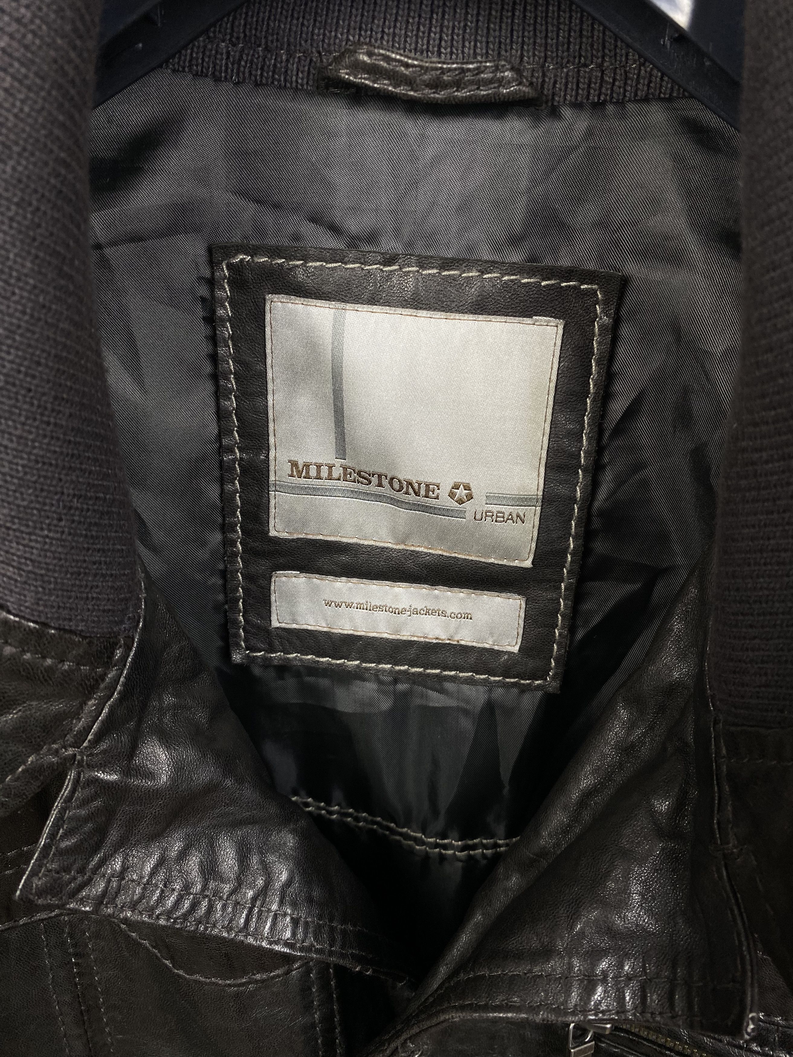 Milestone Milestone Genuine Leather Jacket Men size S Size US S / EU 44-46 / 1 - 9 Thumbnail
