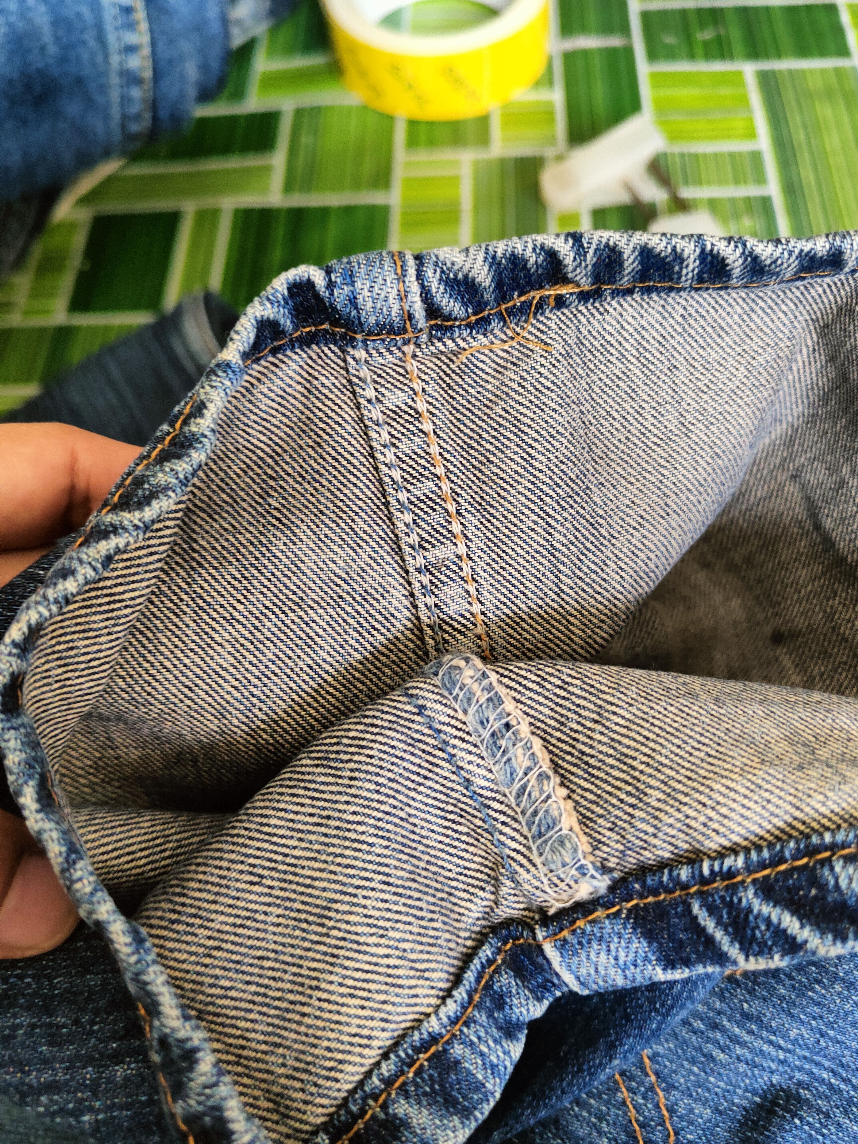 Levi's Levi's Dark Blue Distressed Ripped Jeans #S2823 Size US 36 / EU 52 - 13 Thumbnail