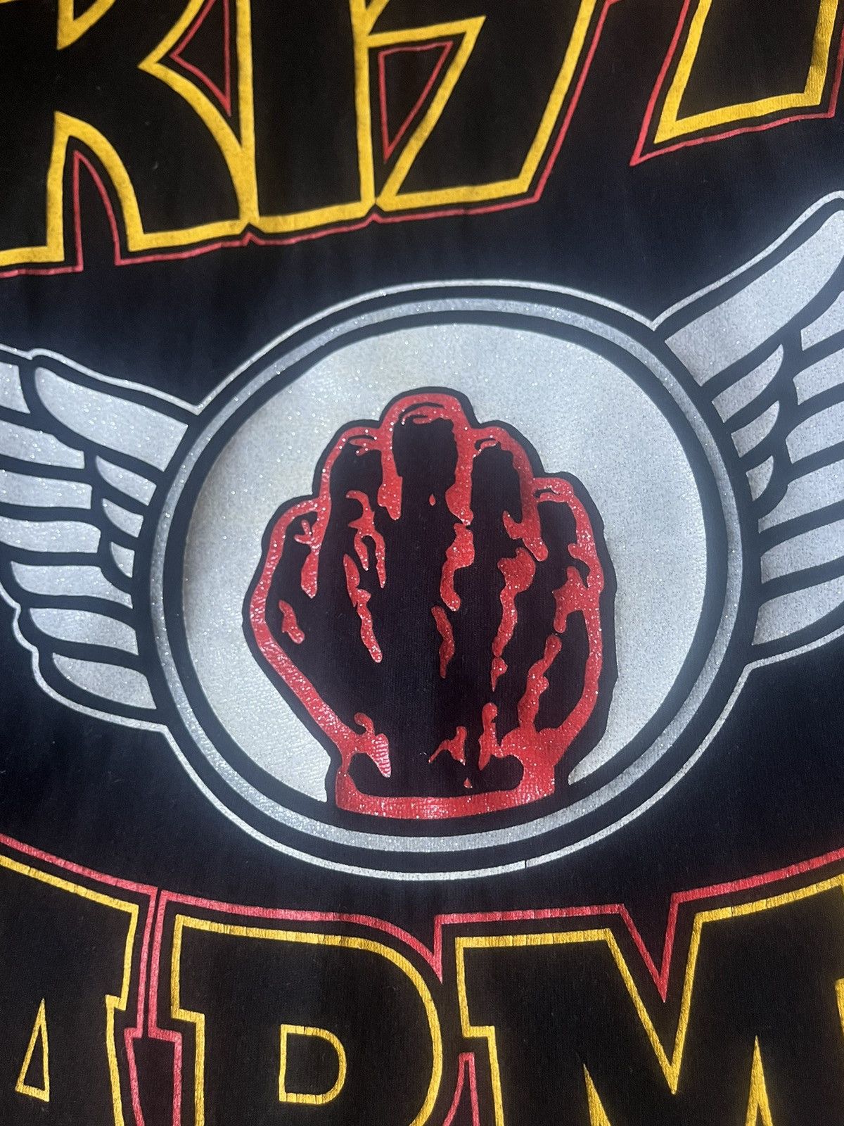 Vintage T-shirt for fans of the legendary rock band kiss army Size US L / EU 52-54 / 3 - 2 Thumbnail