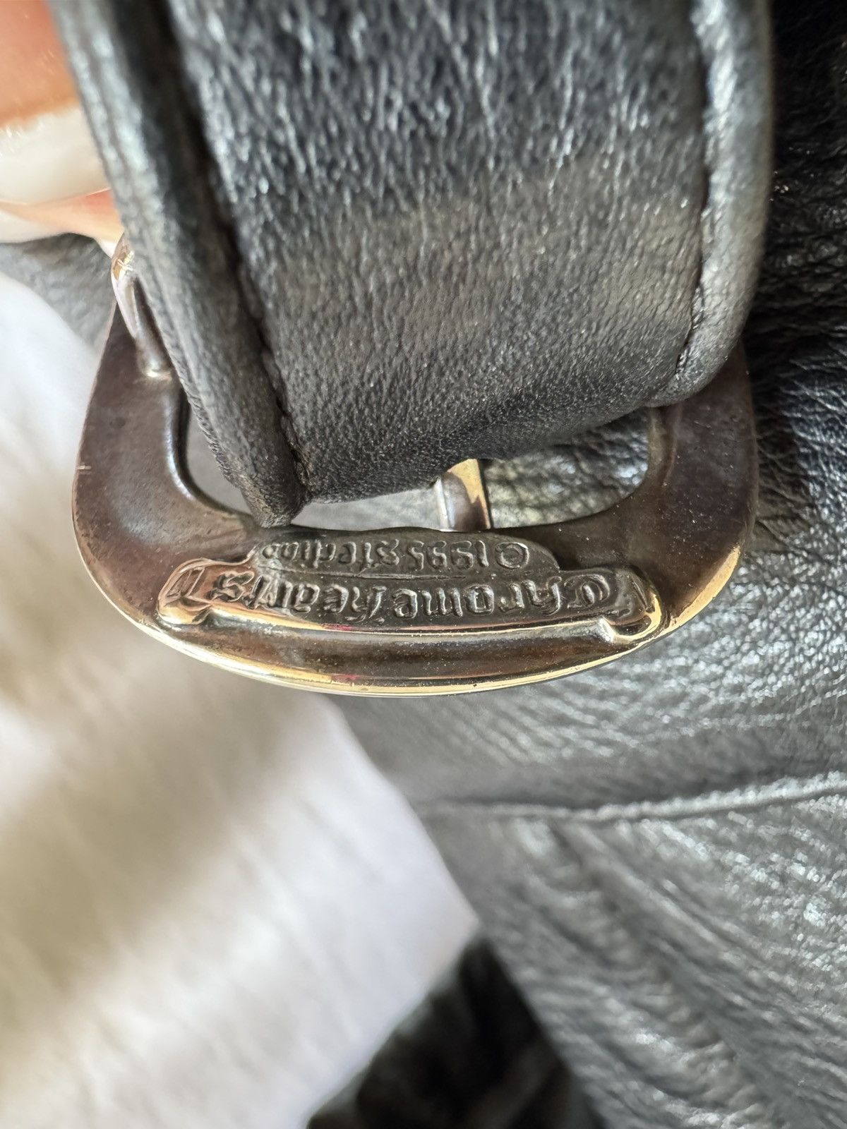 Chrome Hearts CHROME HEARTS Black Leather Backpack Size ONE SIZE - 12 Thumbnail