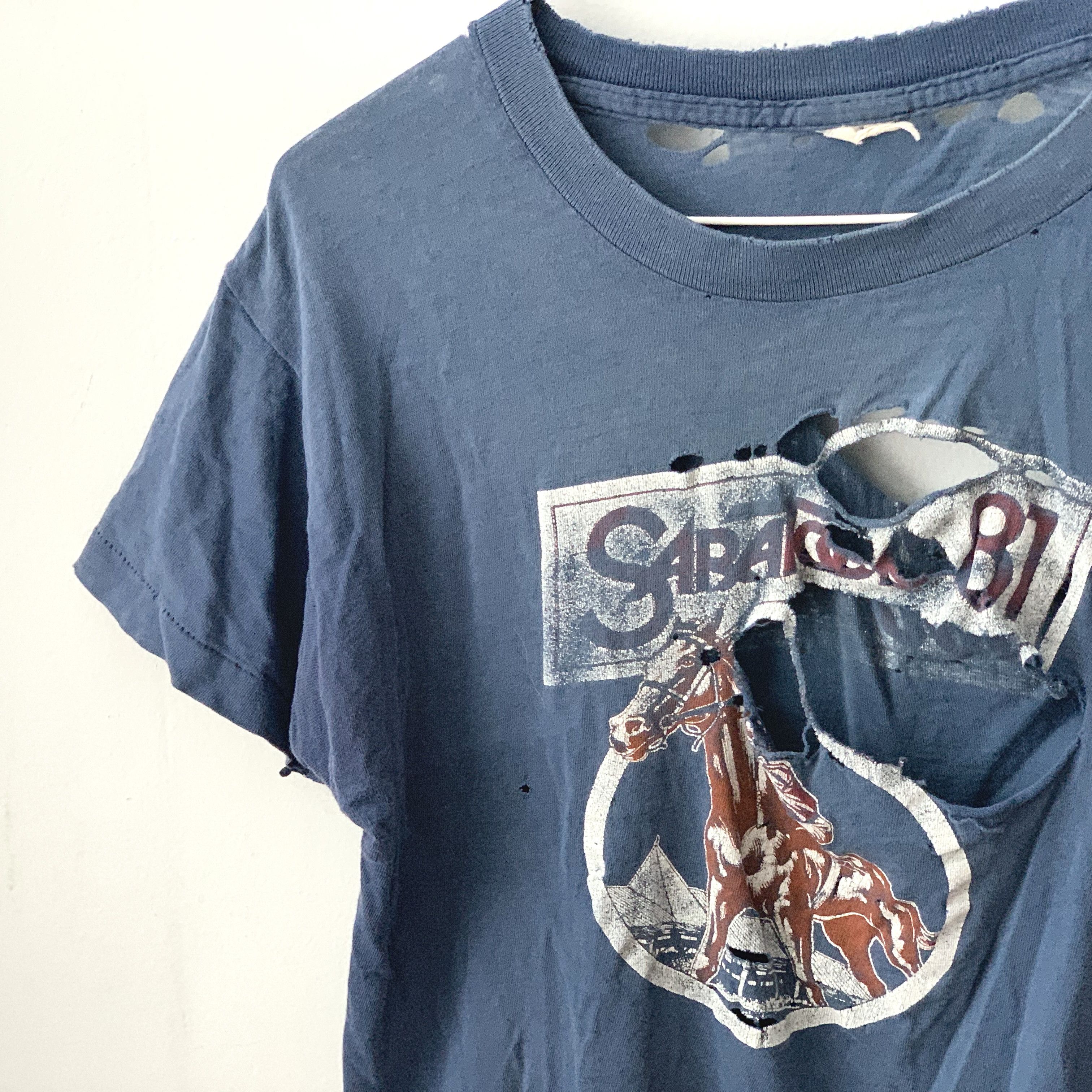Other vintage 80s threadbare thrashed torn t-shirt Size US M / EU 48-50 / 2 - 2 Thumbnail
