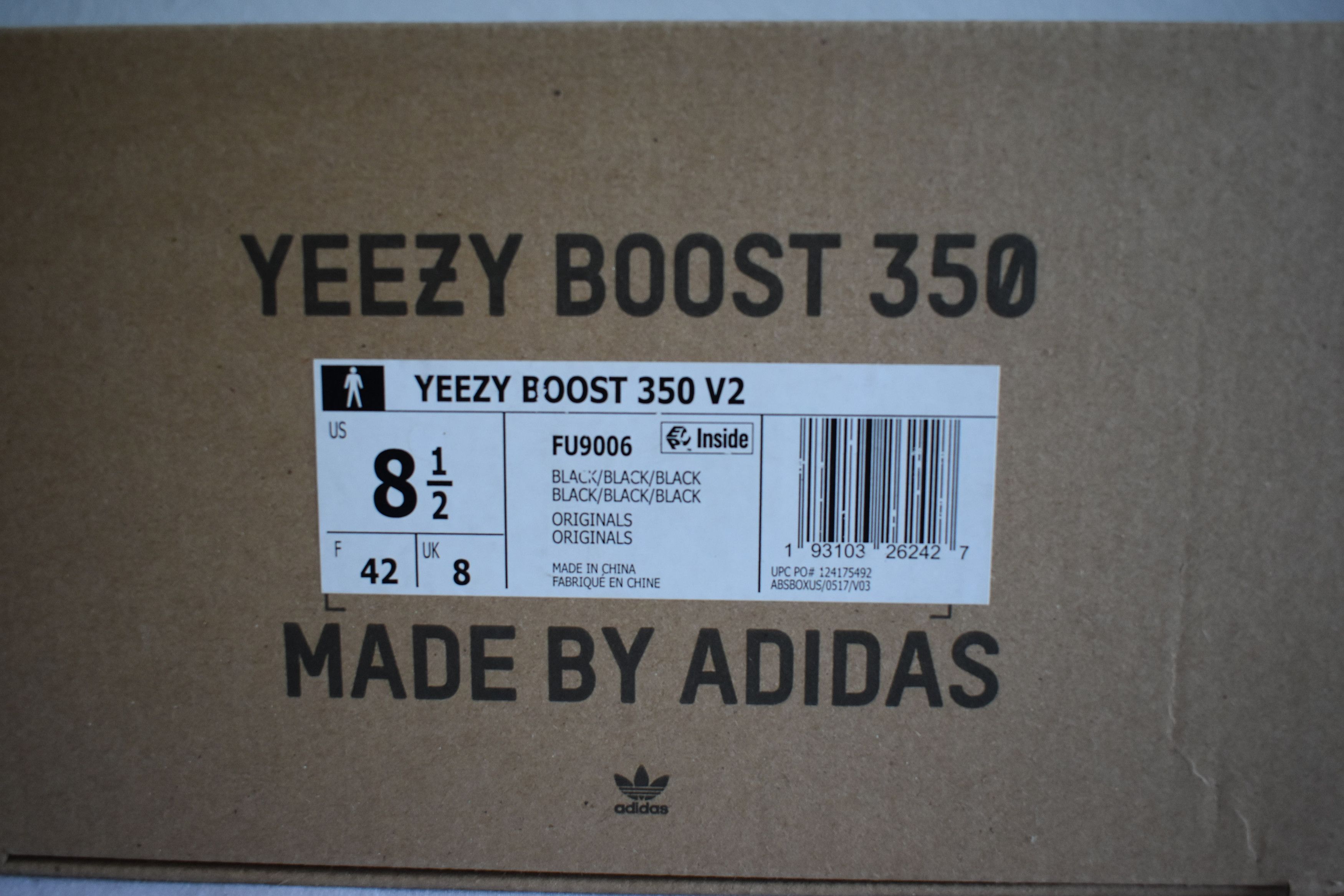 Adidas × Kanye West Yeezy Boost 350 V2 'Black Non-Reflective' Size US 8.5 / EU 41-42 - 15 Thumbnail