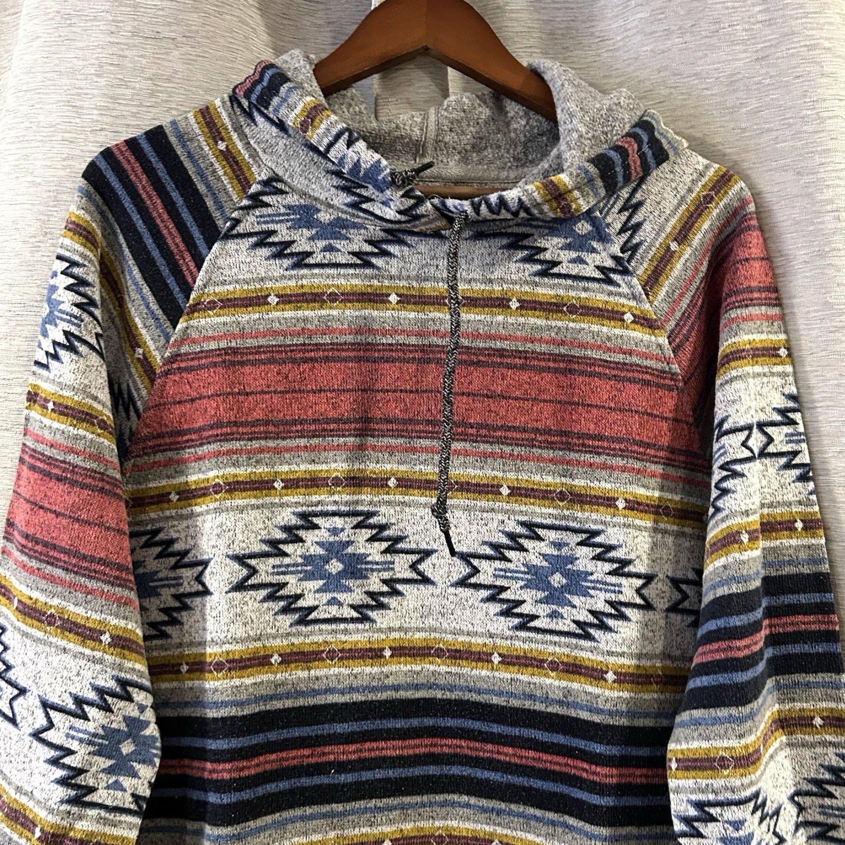 CLOT Brooklyn Cloth Desert Hooded Sweatshirt Aztec Southwestern Hoodie Mens XL Multi-Color Size US XL / EU 56 / 4 - 3 Thumbnail