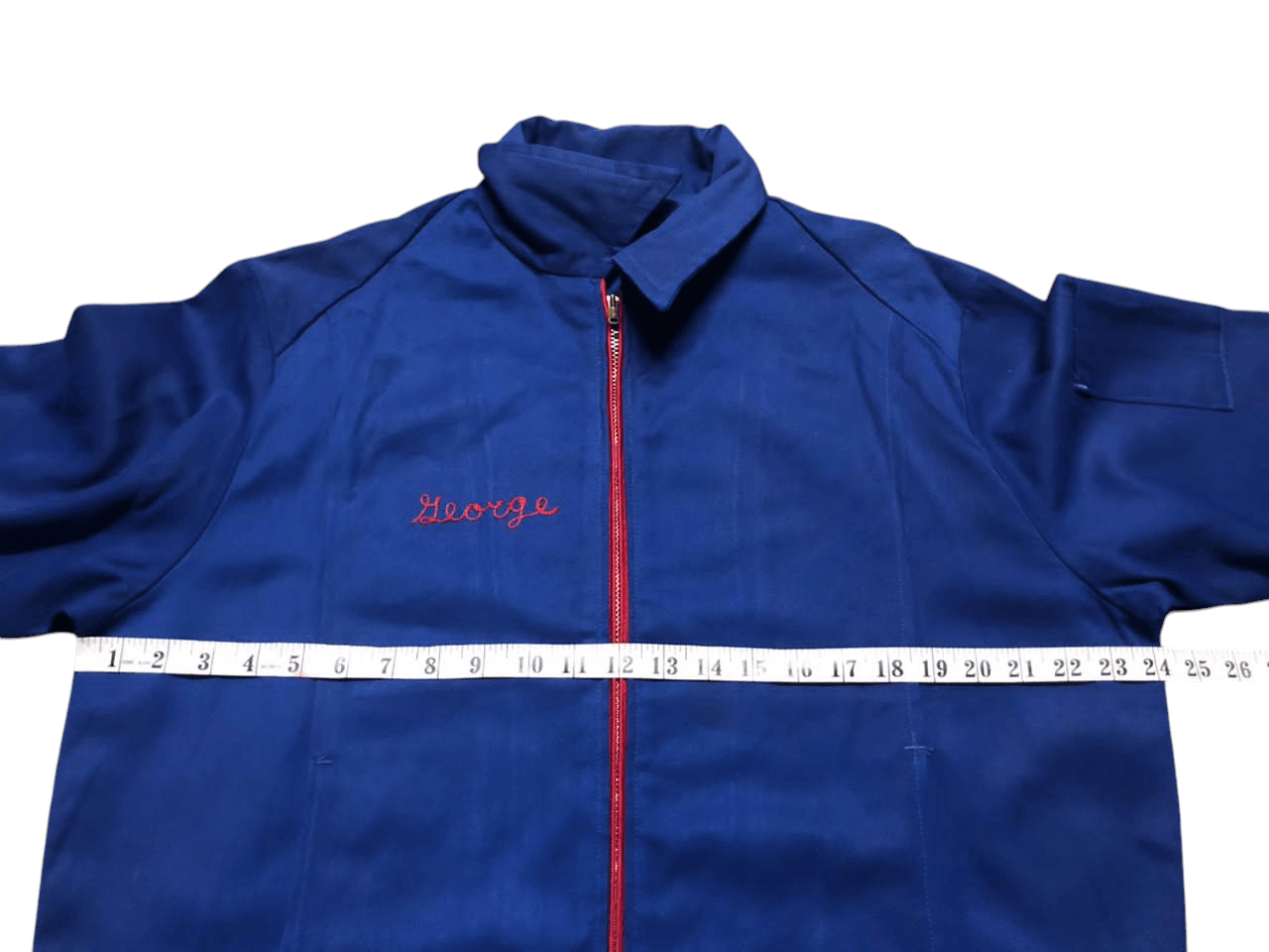 1620 Workwear Vintage 80s Workers Jacket Zipper Talon Missing Lining Size US L / EU 52-54 / 3 - 21 Thumbnail