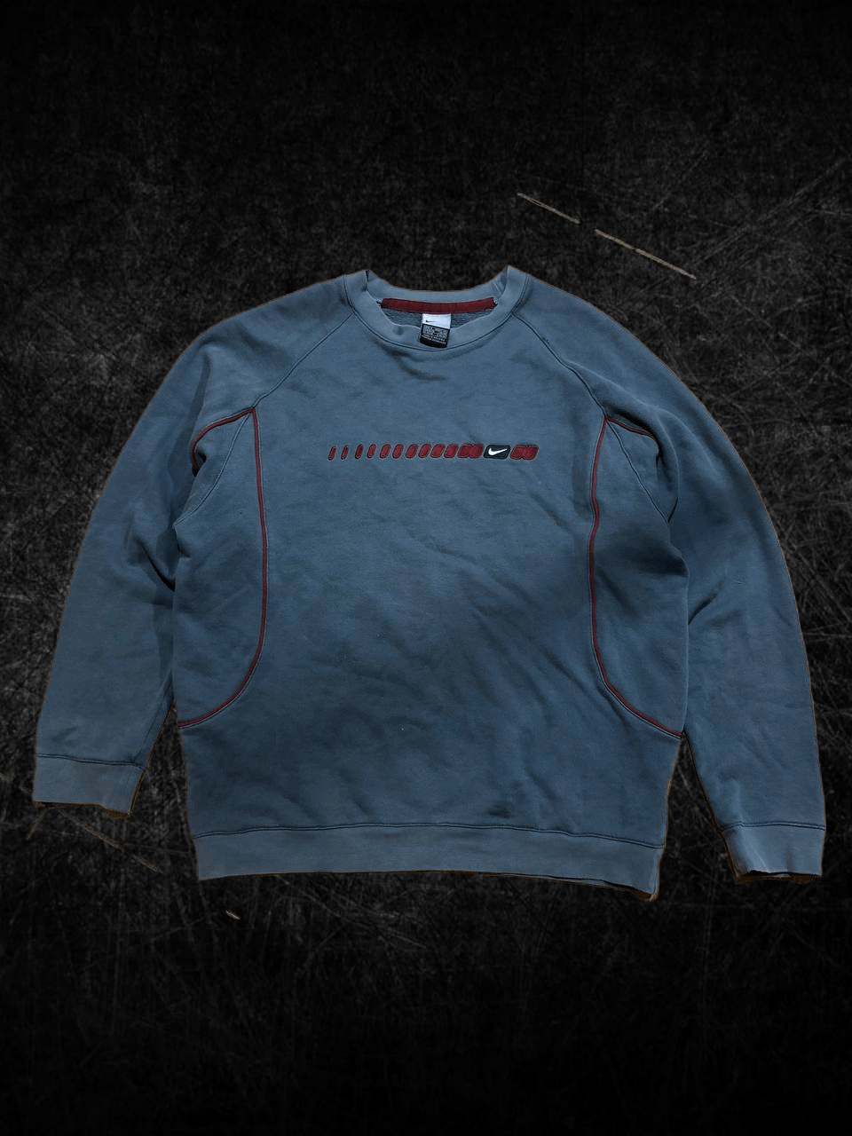 Nike Vintage Nike Big Logo Swoosh Sweatshirt Rare Hype Crewneck Size US S / EU 44-46 / 1 - 1 Thumbnail