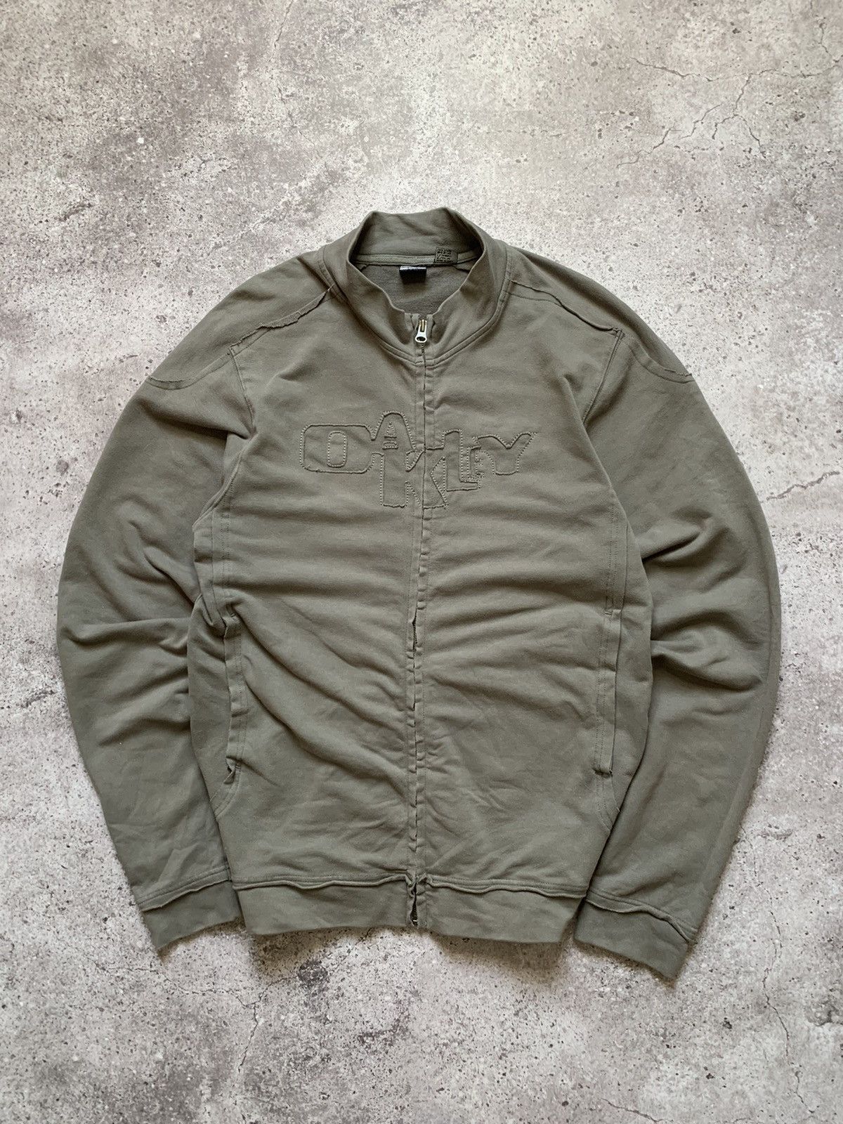 Oakley × Vintage Vintage Oakley zip up big logo y2k style Size US M / EU 48-50 / 2 - 2 Thumbnail
