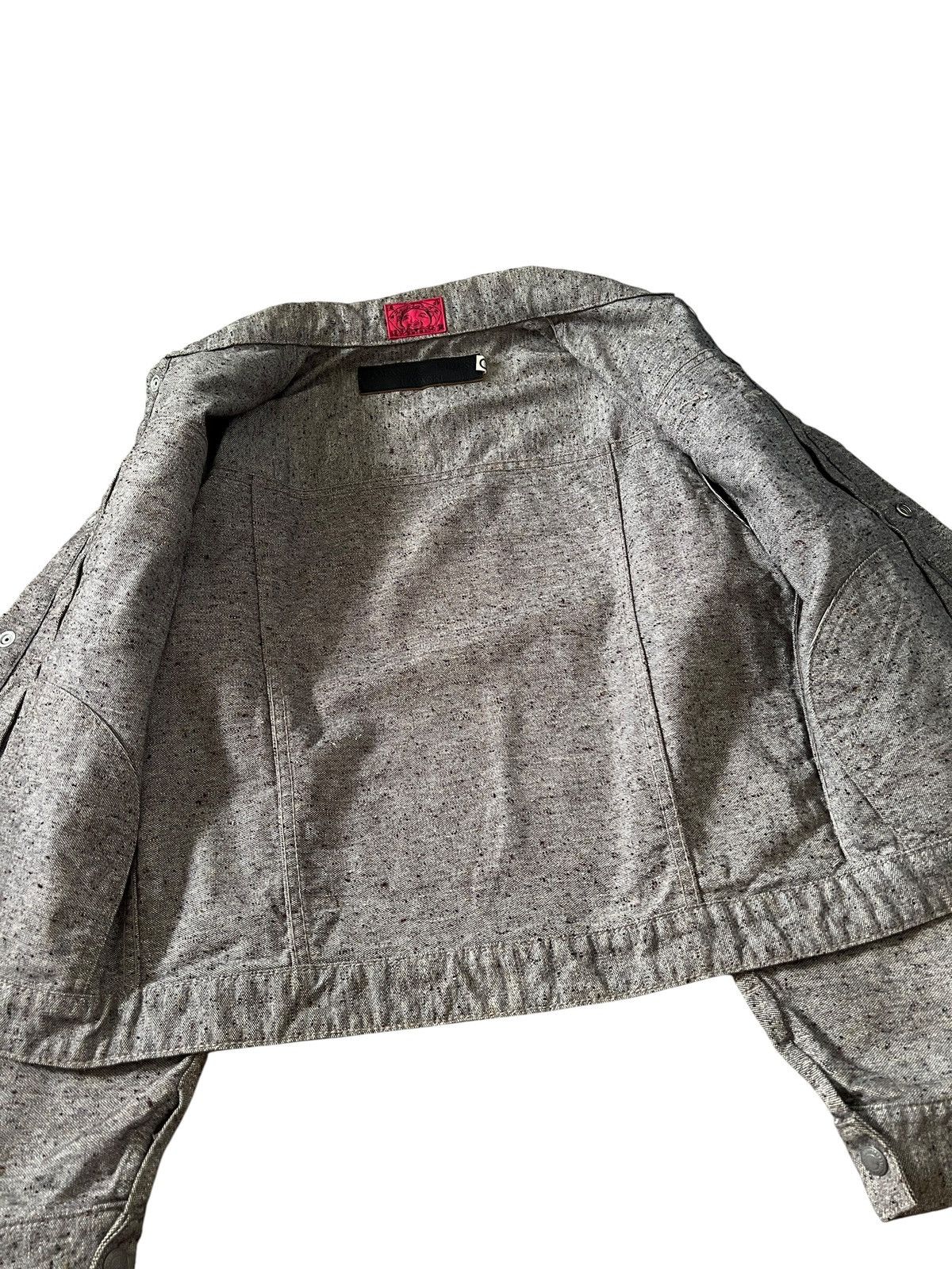 Evisu Vintage Evisu Yamane Deluxe Hayaoki Cropped Trucker Jacket Size US M / EU 48-50 / 2 - 15 Thumbnail