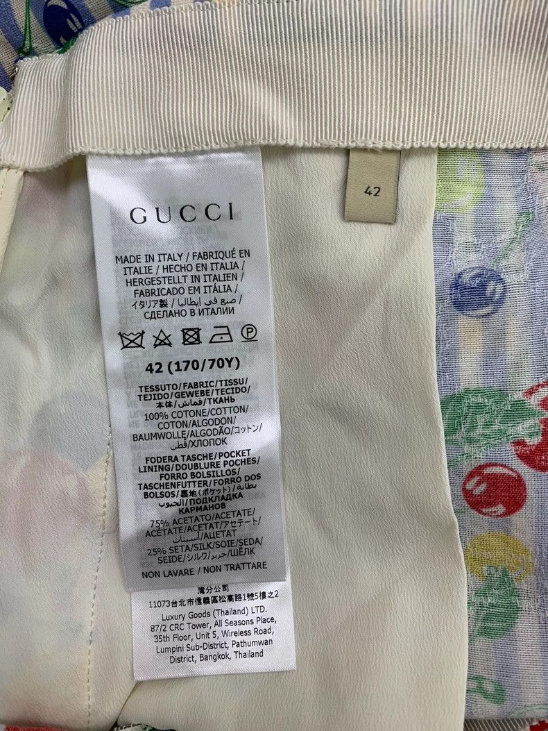 Gucci Gucci Cherry-printed high-waisted shorts Size 27" / US 4 / IT 40 - 5 Thumbnail