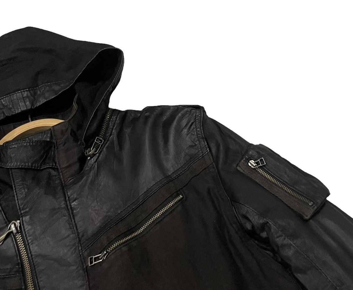 14th Addiction 14th Addiction Seditionaries Sheepskin Leather Parka Jacket Size US S / EU 44-46 / 1 - 6 Thumbnail