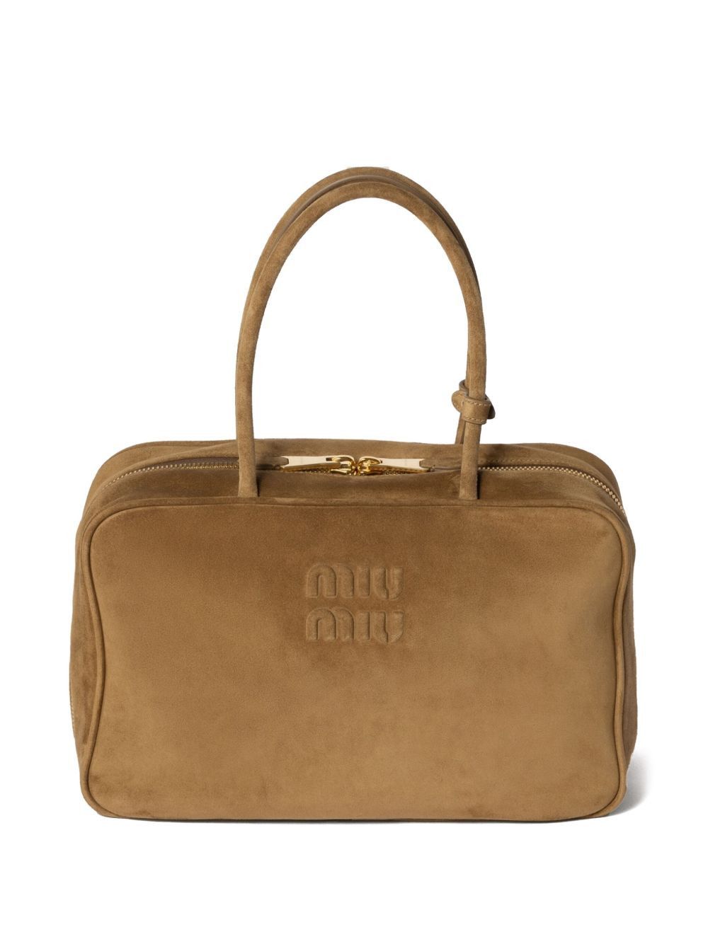 Miu Miu BEAU SUEDE HANDBAG Size ONE SIZE - 1 Thumbnail