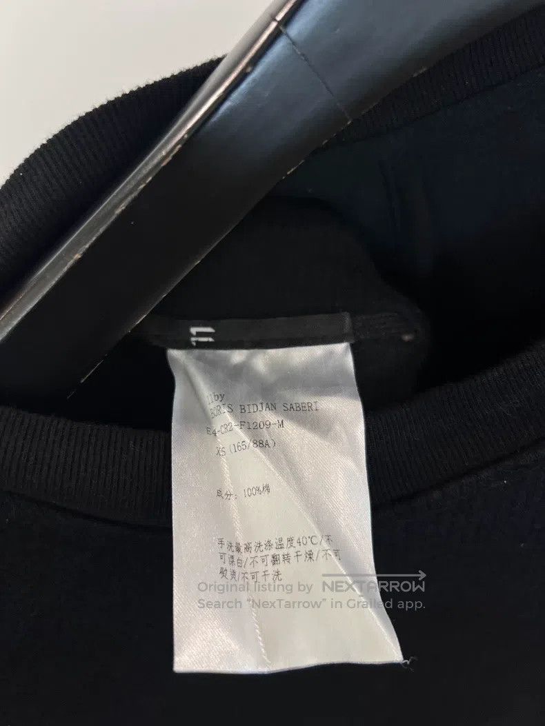 Boris Bidjan Saberi Boris Bidjan Saberi Pure cotton long sweatshirt Size US XS / EU 42 / 0 - 7 Thumbnail