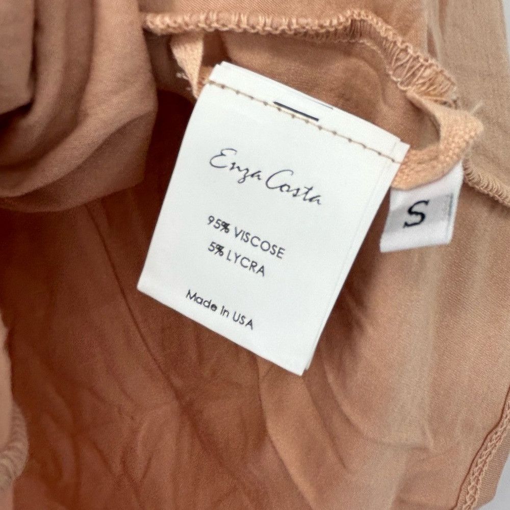 Enza Costa ENZA COSTA RUCHED CAMISOLE VISCOSE LYCRA WOMENS SIZE SMALL Size S / US 4 / IT 40 - 2 Thumbnail