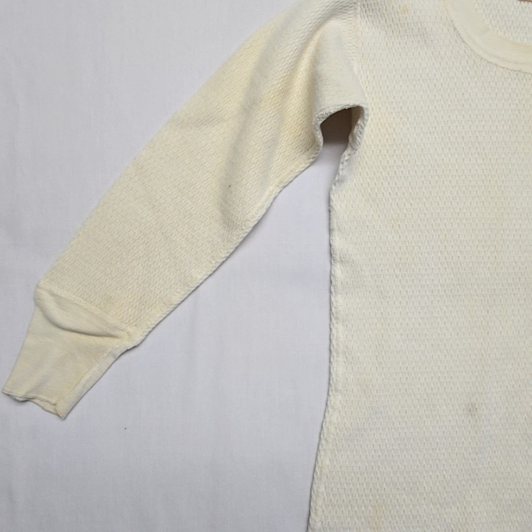 Sears Vintage Sears Thermal Shirt Cream 70s Mens Medium VTG Size US M / EU 48-50 / 2 - 3 Thumbnail