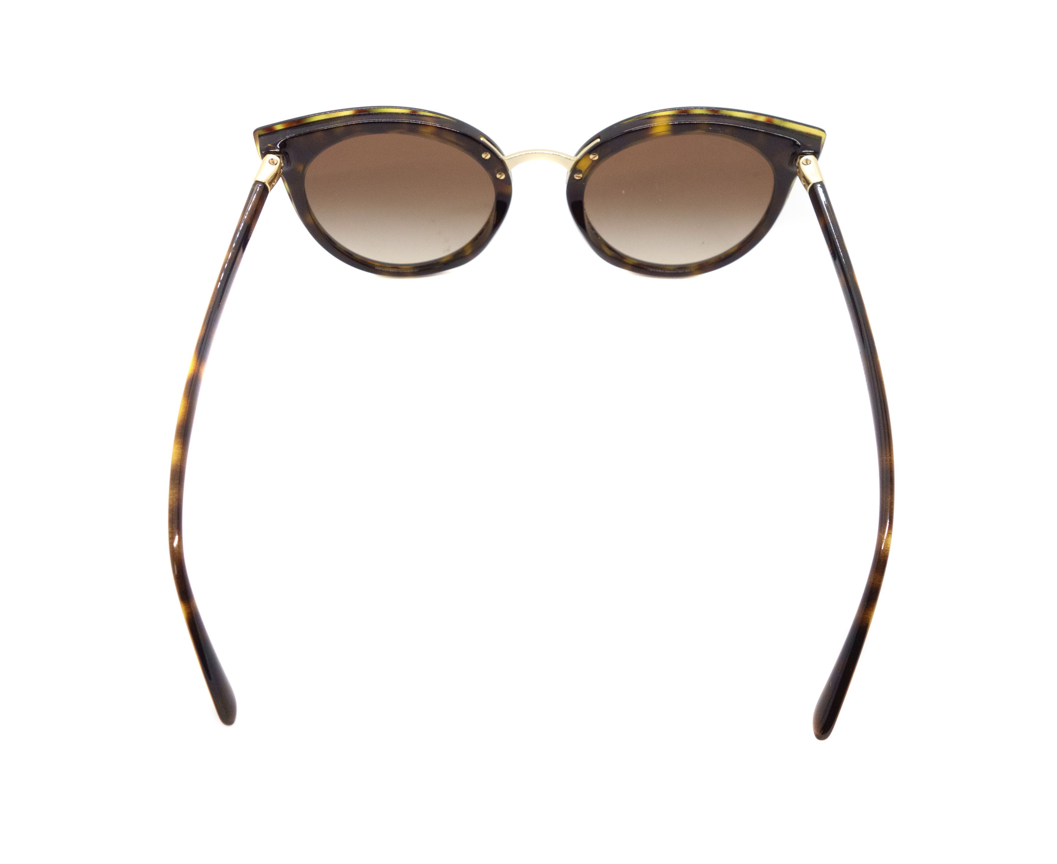 Dolce & Gabbana Havana Round DG 4371 Gradient Sunglasses Size ONE SIZE - 4 Thumbnail