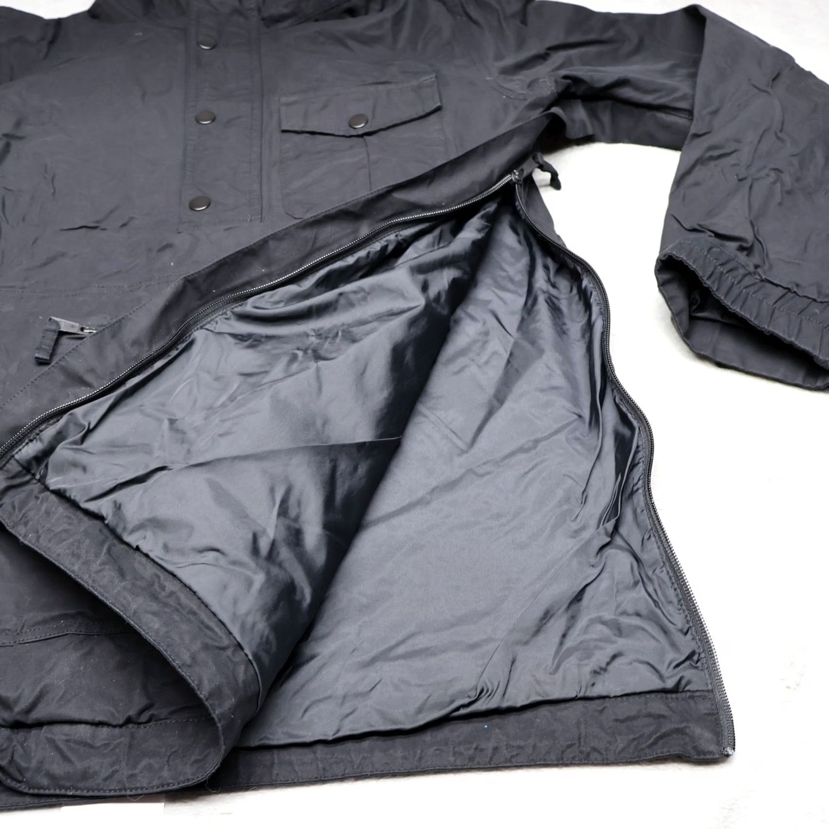 Burton VINTAGE Burton Heritage Jacket Mens Large Black Pullover Anorak Ski Snow Side Zip 2L Size US L / EU 52-54 / 3 - 7 Thumbnail
